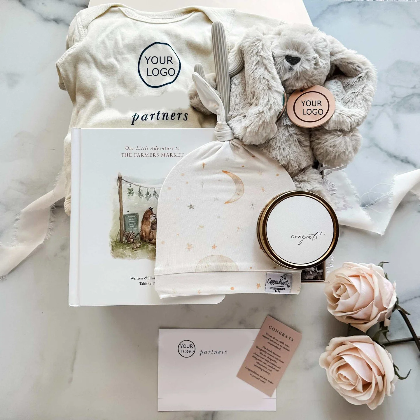 Add your company's logo to a Nurtured 9 baby gift!

Are you in charge of buying baby gifts for your company's employees or clients? Or do you just have one co-worker who's going on maternity leave or paternity leave and you need to send a celebratory