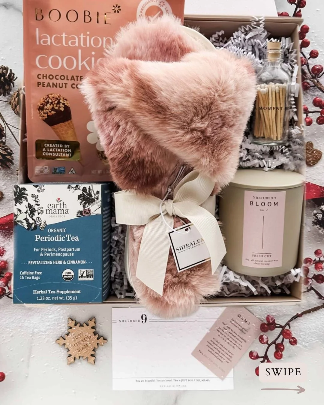 Step inside Nurtured 9's Peaceful Postpartum Gift Box!  Thoughtfully curated essentials or those precious early days. 🤍✨