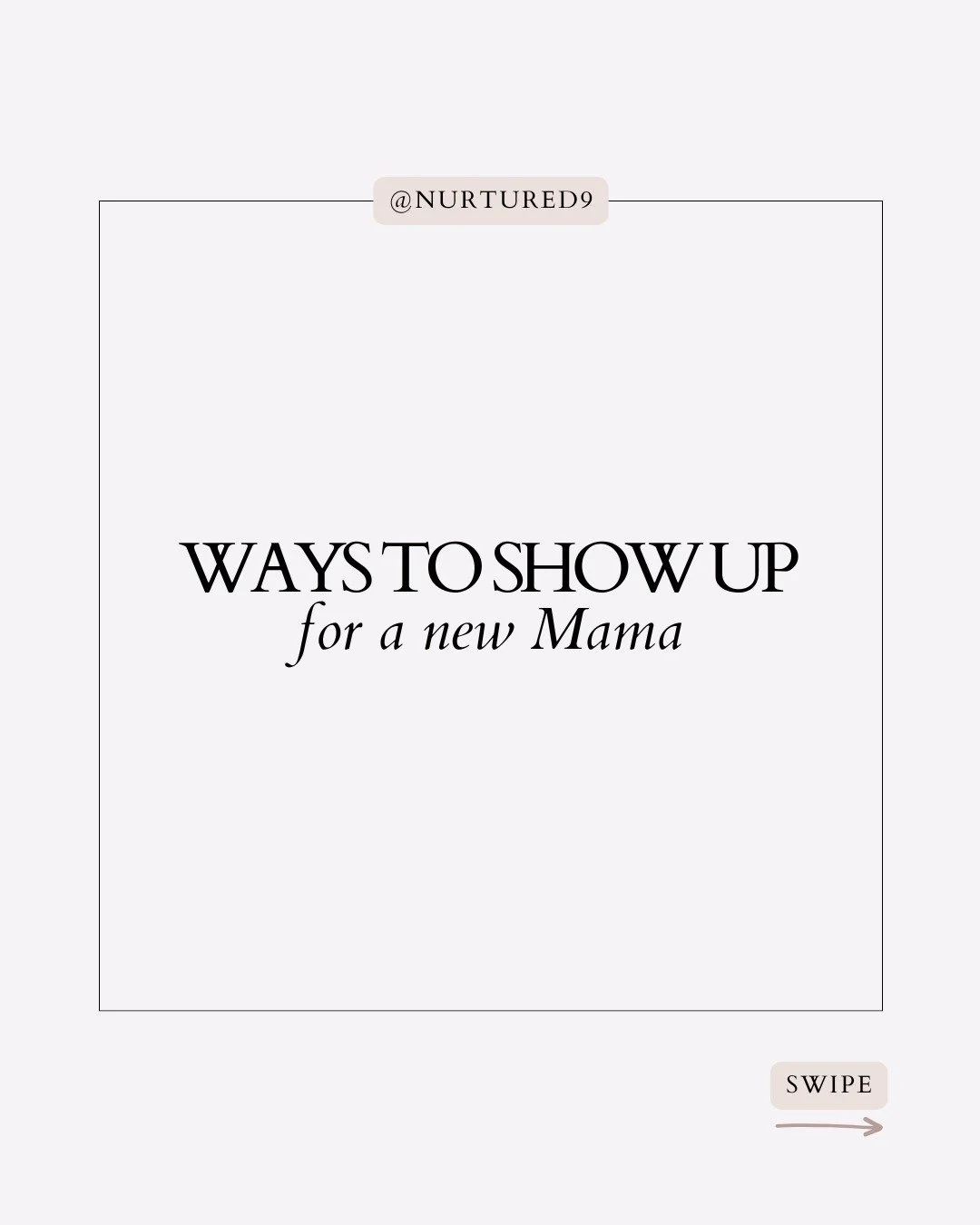 Wondering how to support your friend who just had a baby? Swipe 👉 for some ideas on how you can show up to lighten her load.