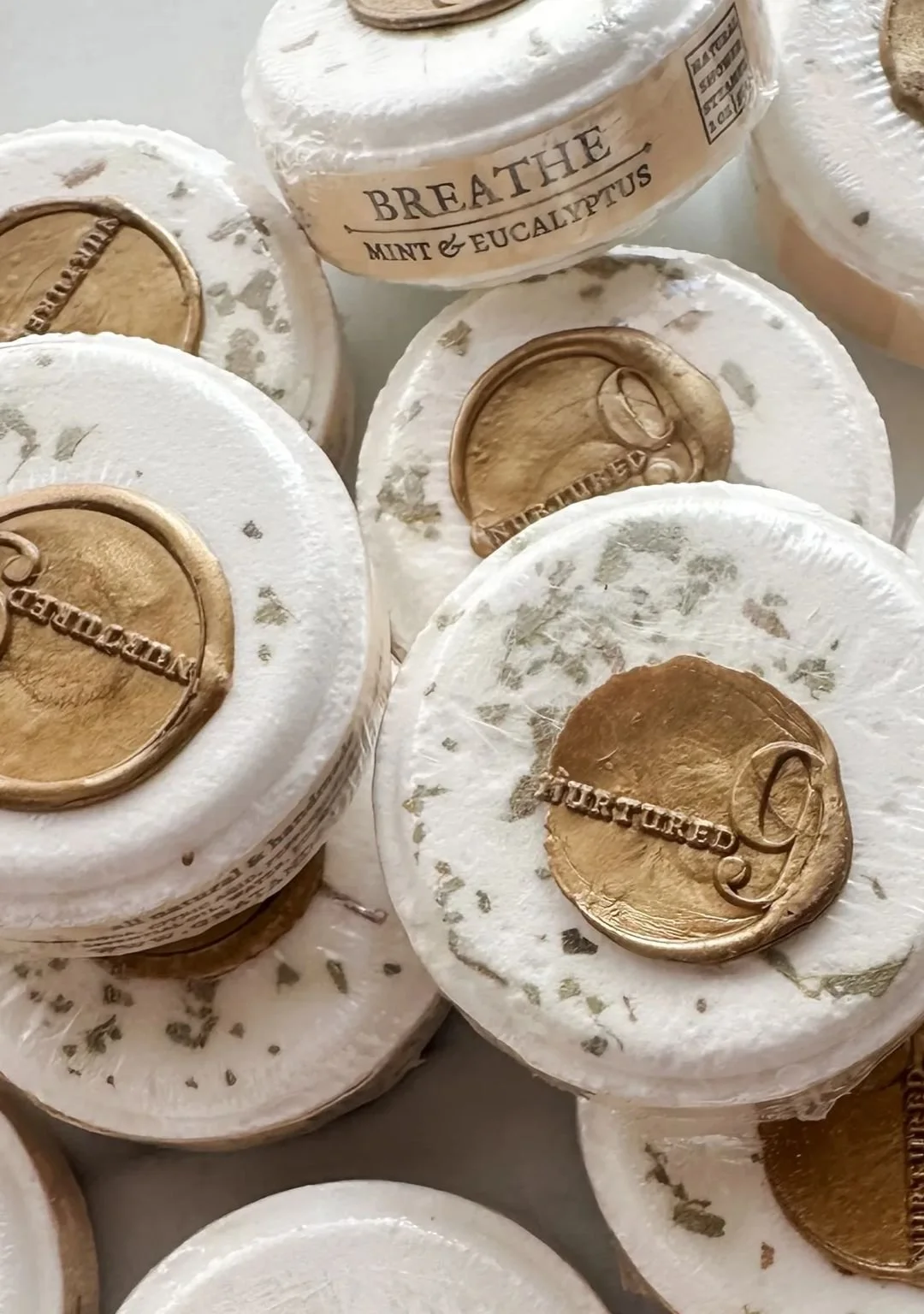 ✨ Upgrading your shower because sometimes it's the only 10 minutes that belong to you. 🚿💆&zwj;♀️ Nurtured 9 shower steamers &mdash; turning your daily rinse into a little moment of you time. You deserve it. 🤍