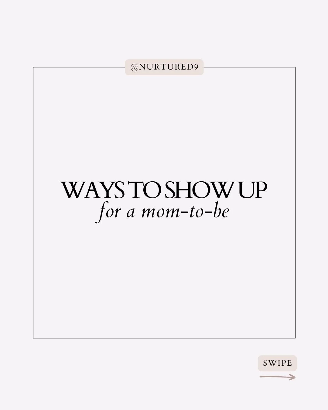 The village is everything. 🤍 Swipe to see some simple but meaningful ways to show up for the new mom in your life.