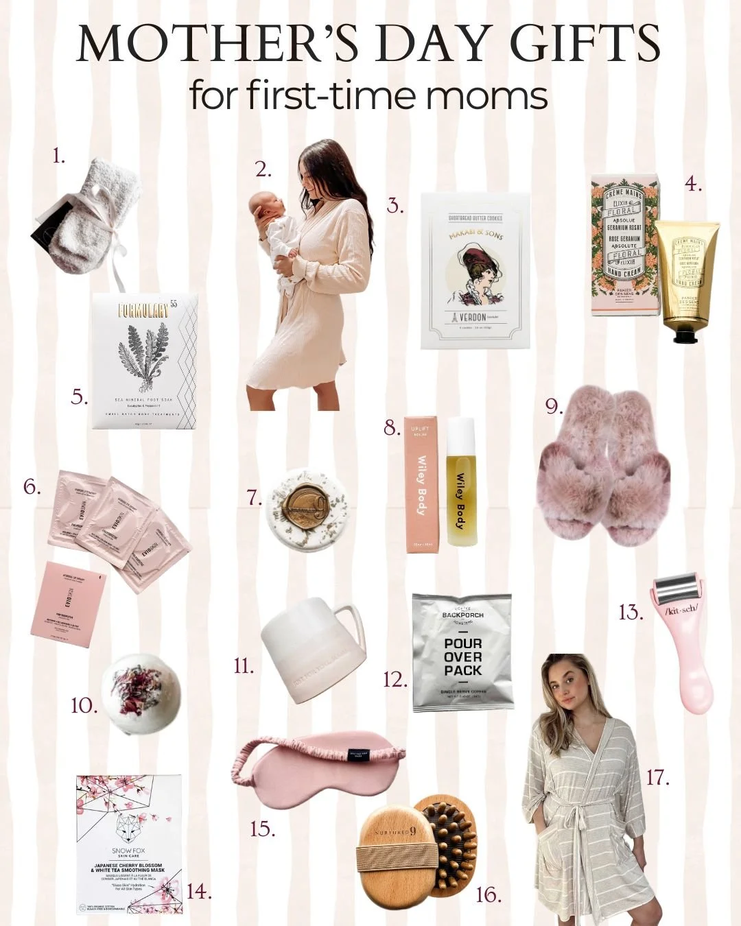 Her first Mother's Day deserves something as special as she is. 🤍 Whether she's navigating newborn nights or soaking in every sweet moment, show her she's seen, celebrated, and so deserving of a little luxury. Shop our Mother's Day gift picks for fi