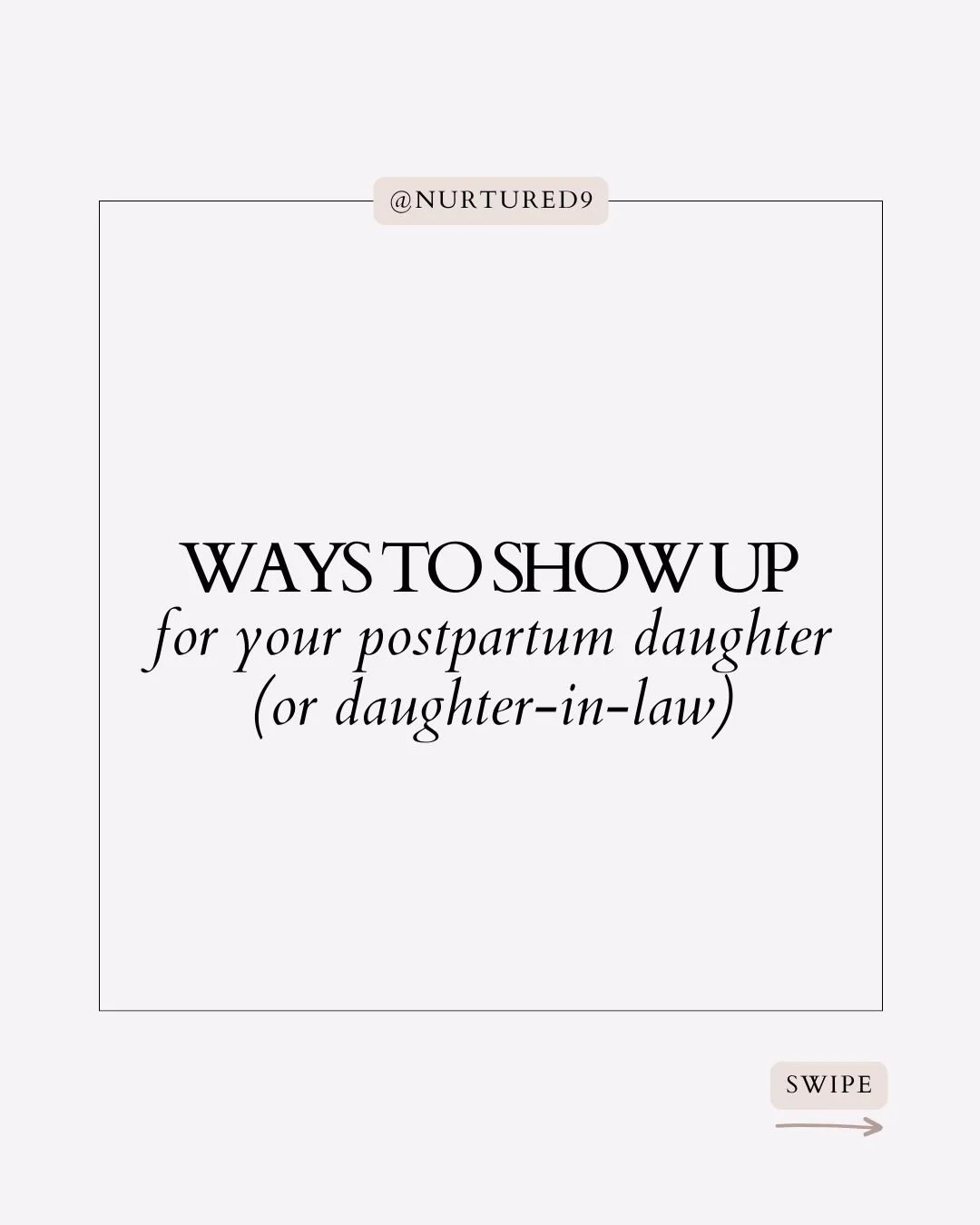 🤍 If you have a daughter or daughter-in-law who just had a baby, she needs you &mdash; not just to hold the baby, but to hold her.

👉 Swipe through for simple, meaningful ways to show up for the new mama in your life.