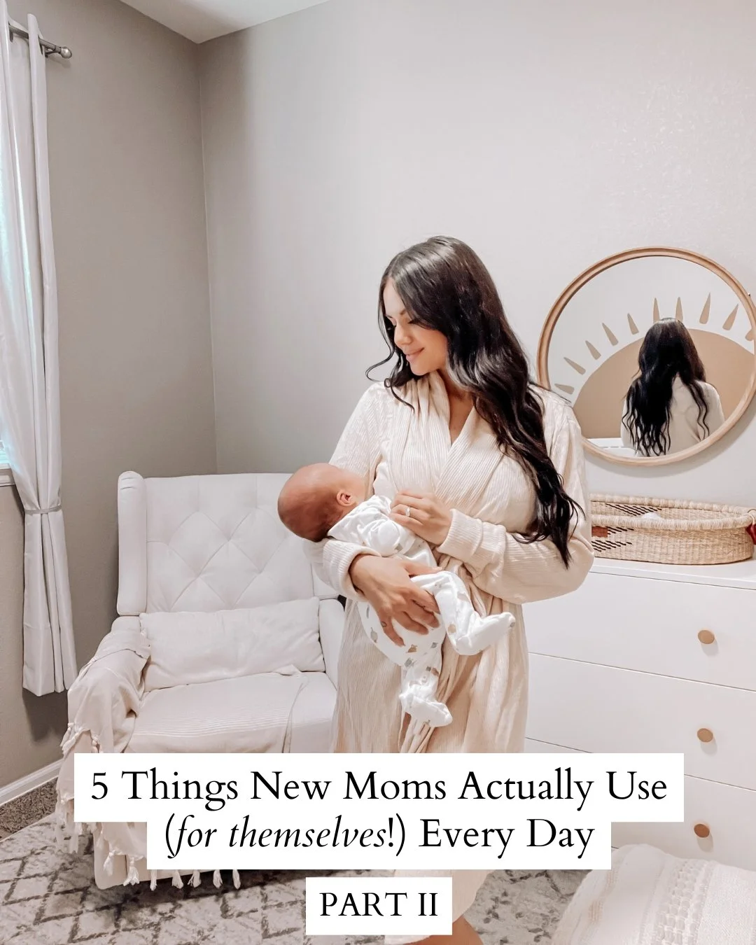 👉 Swipe through 5 things new moms actually use for themselves (part 2!). 

When you're trying to figure out what to give a new mom after she has a baby, we love adding some of these items to her Nurtured 9 gift box, because she deserves a little car