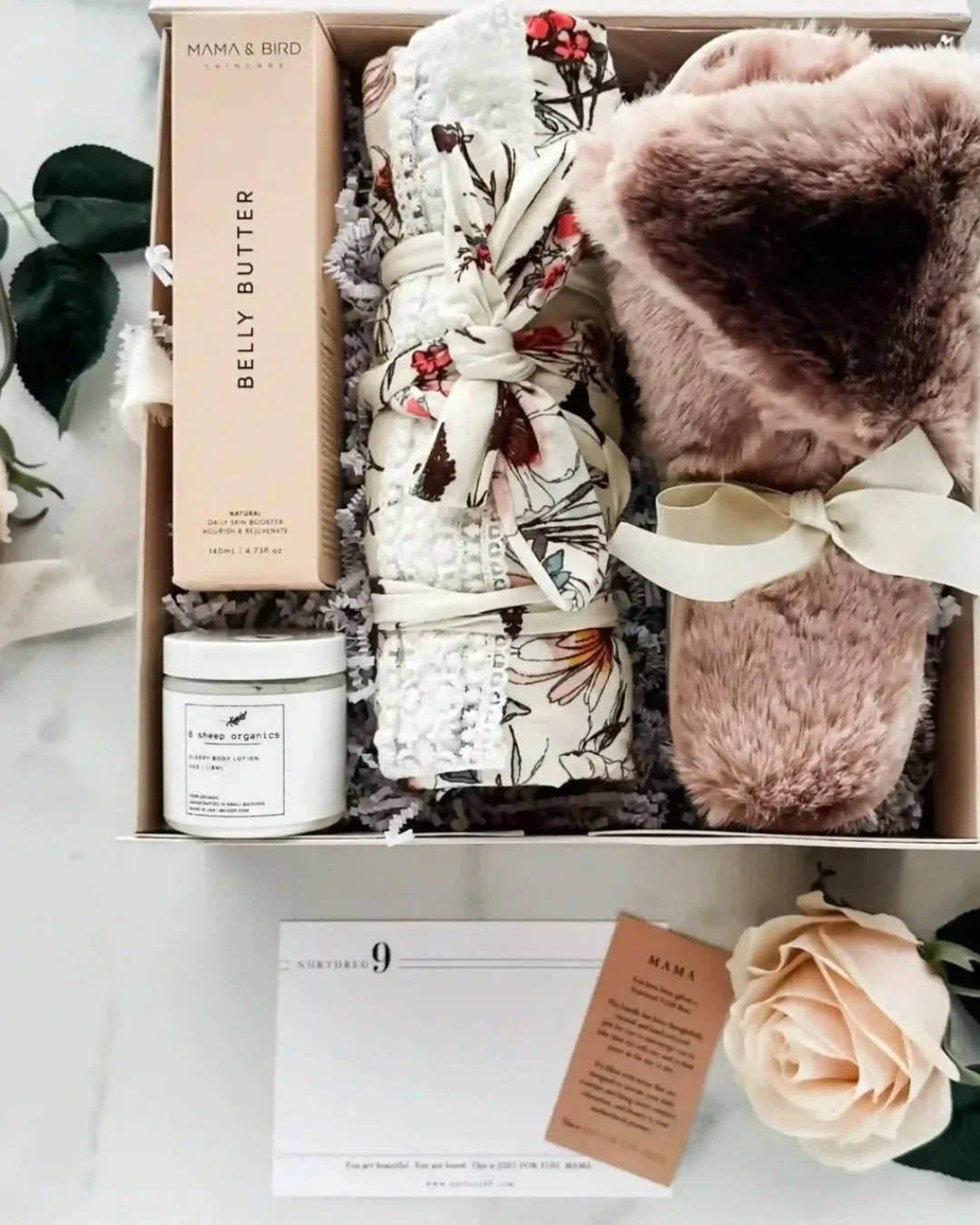 One of our favorite gifts at Nurtured 9 is our Top Bestsellers Pregnancy Gift Box! 

Because after a day of doctor's appointments, setting up the nursery, and dealing with new aches and pains, Mama deserves to get comfy and simply relax. (And this gi