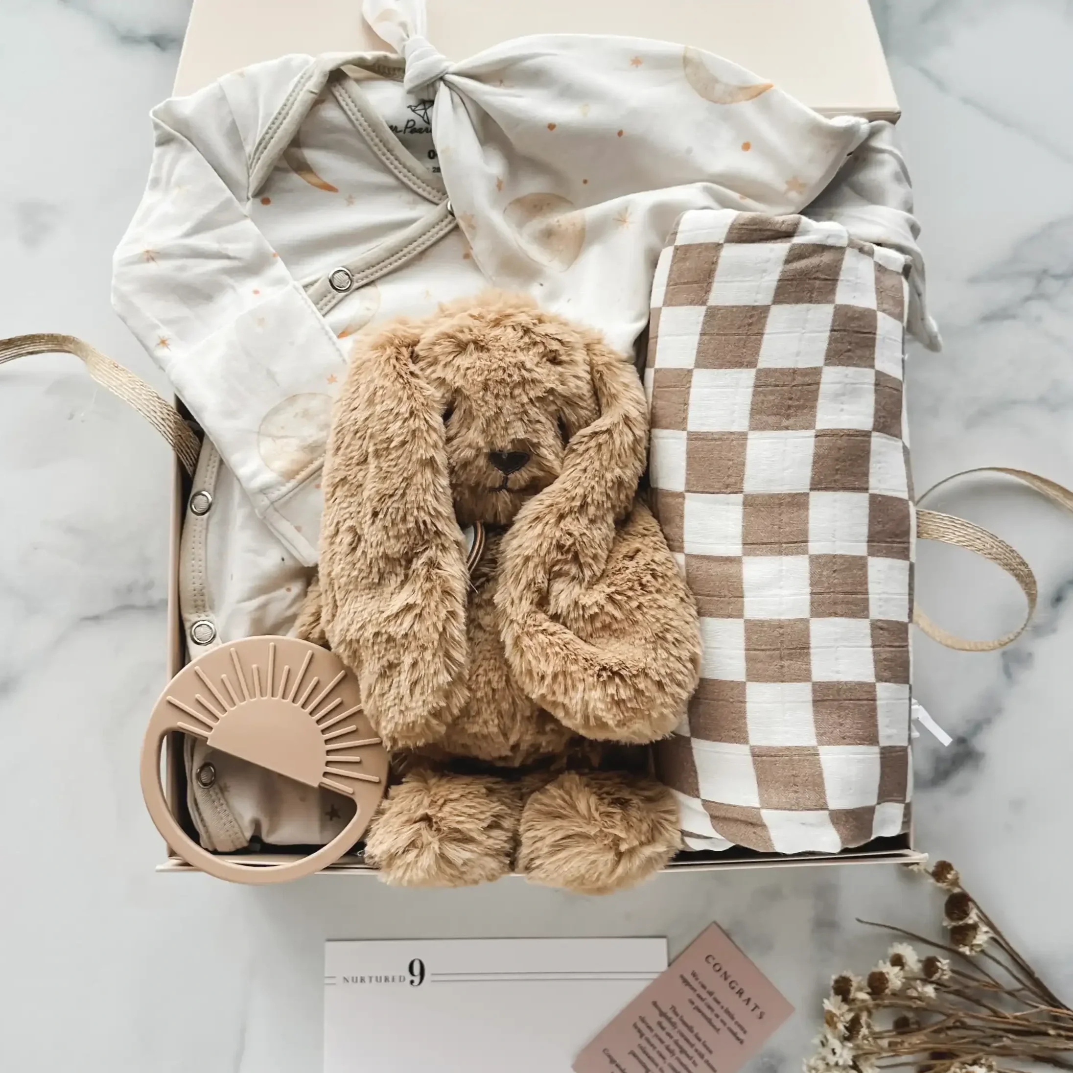 Welcome Baby Gift Box - Timeless Tan