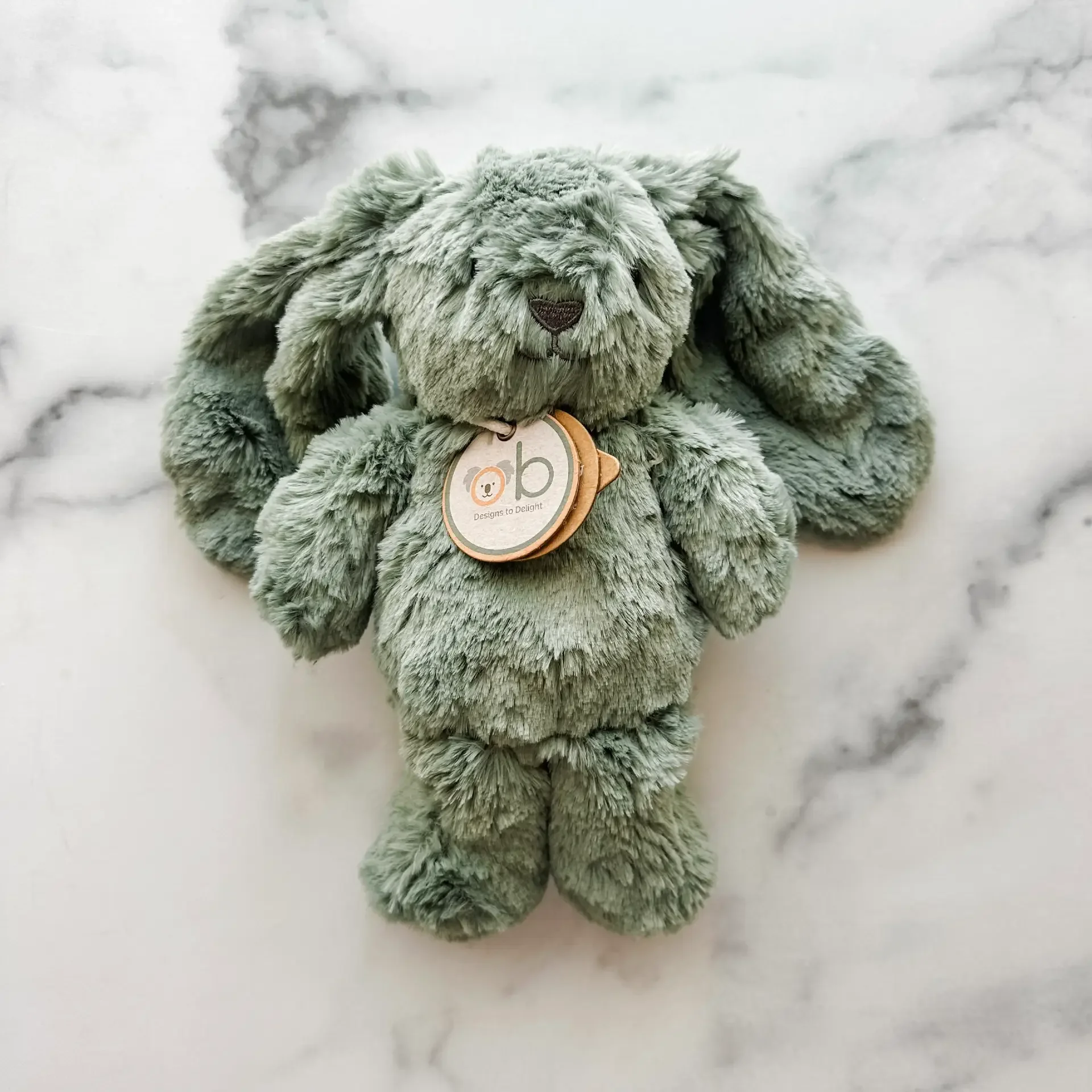 Sage Green Bunny Stuffed Animal