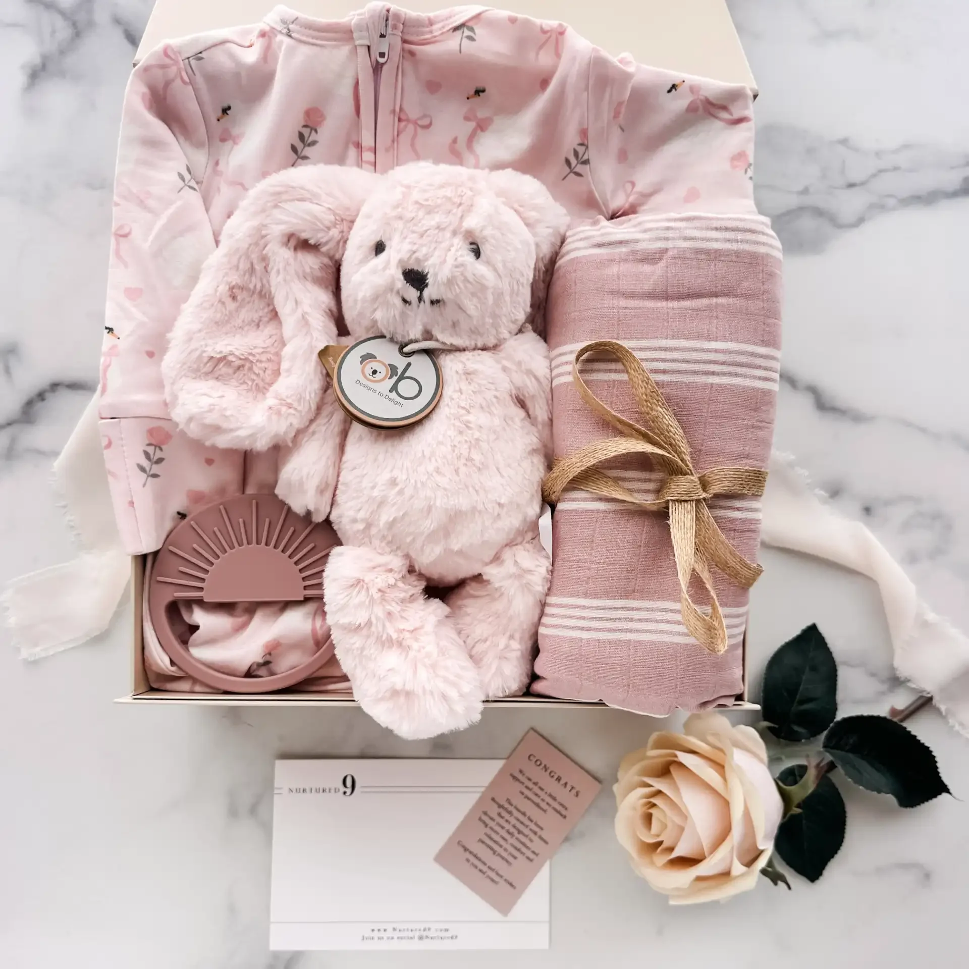 Welcome Baby Gift Box - It's a Girl