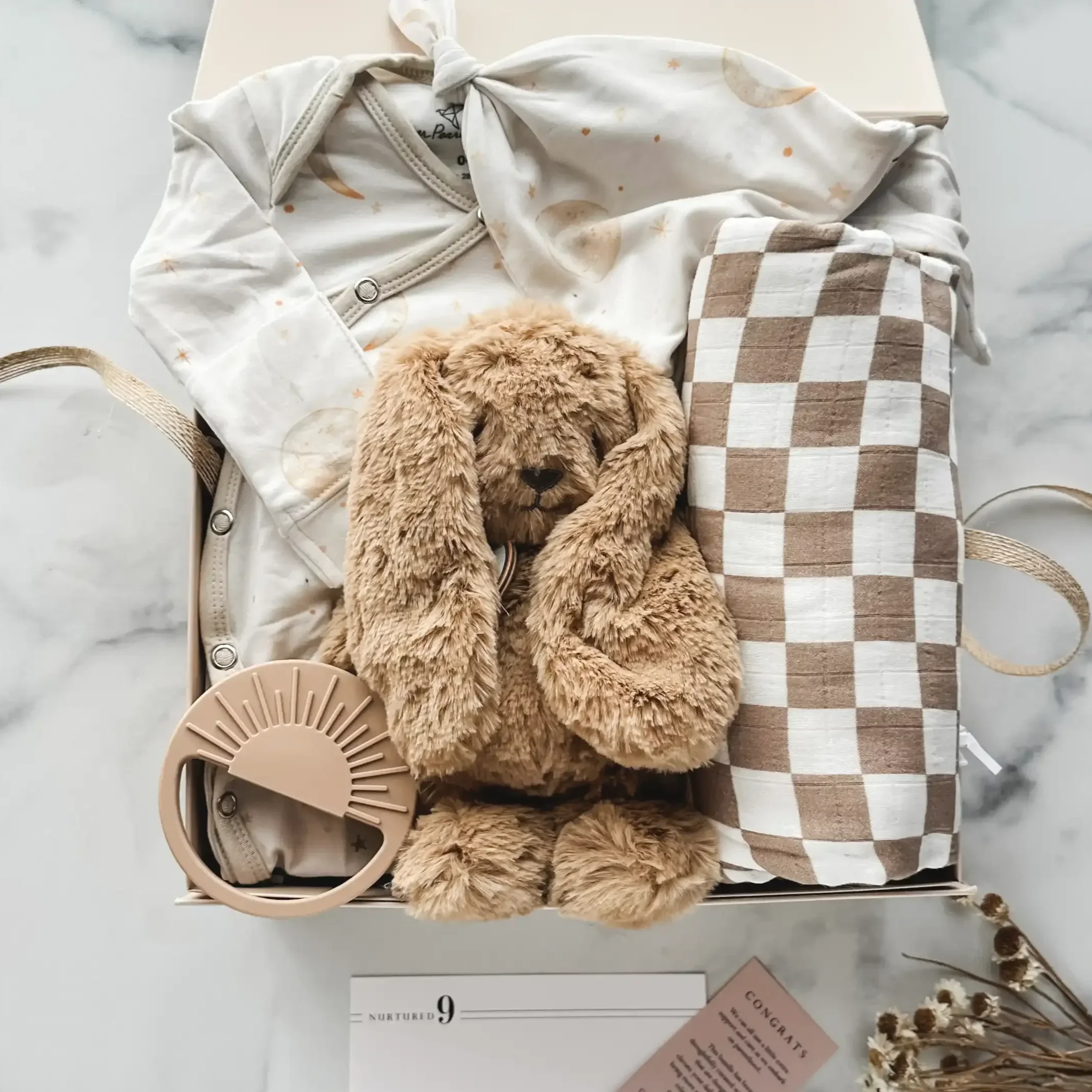 Welcome Baby Gift Box - Timeless Tan