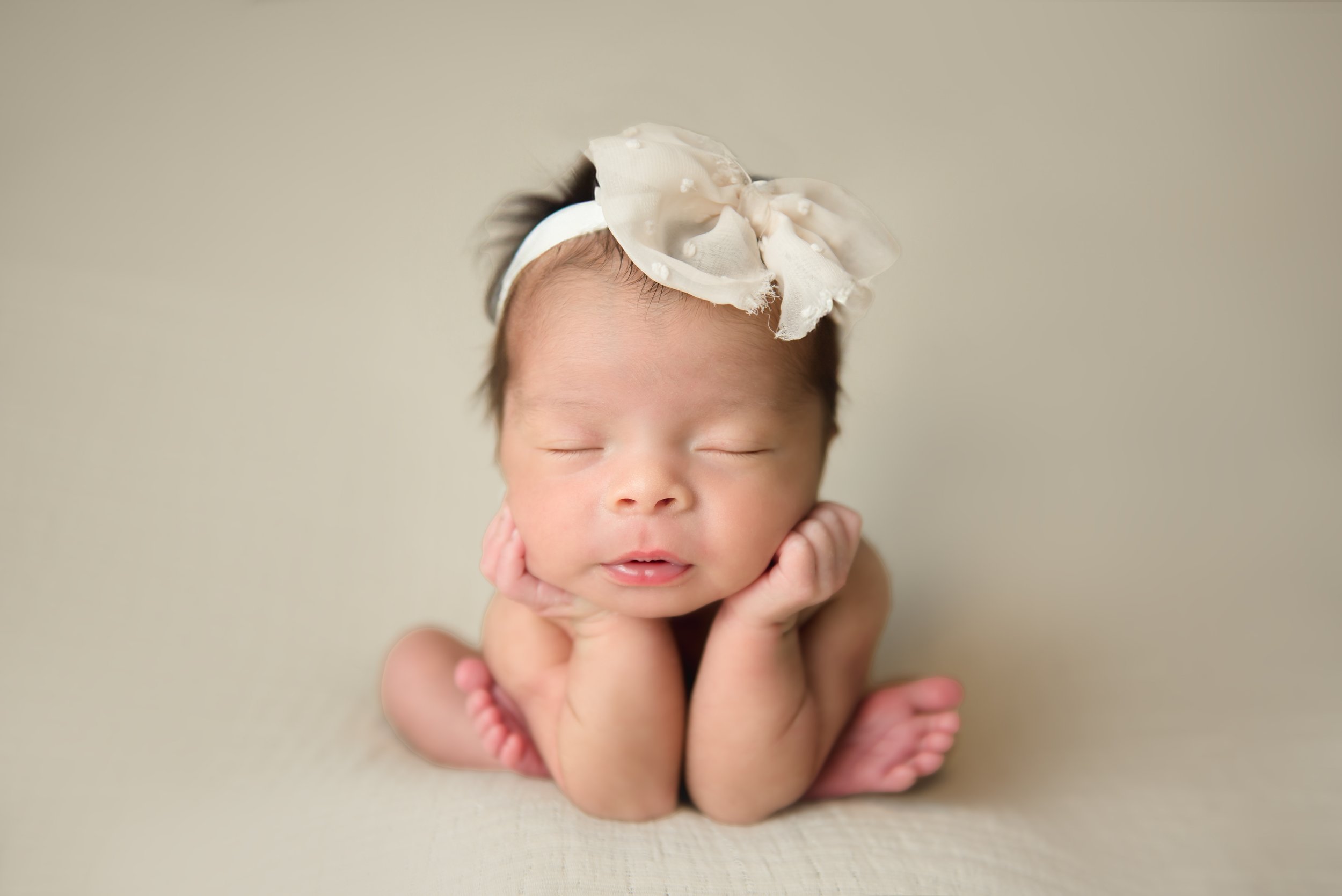 posed newborn photography studio in san antonio