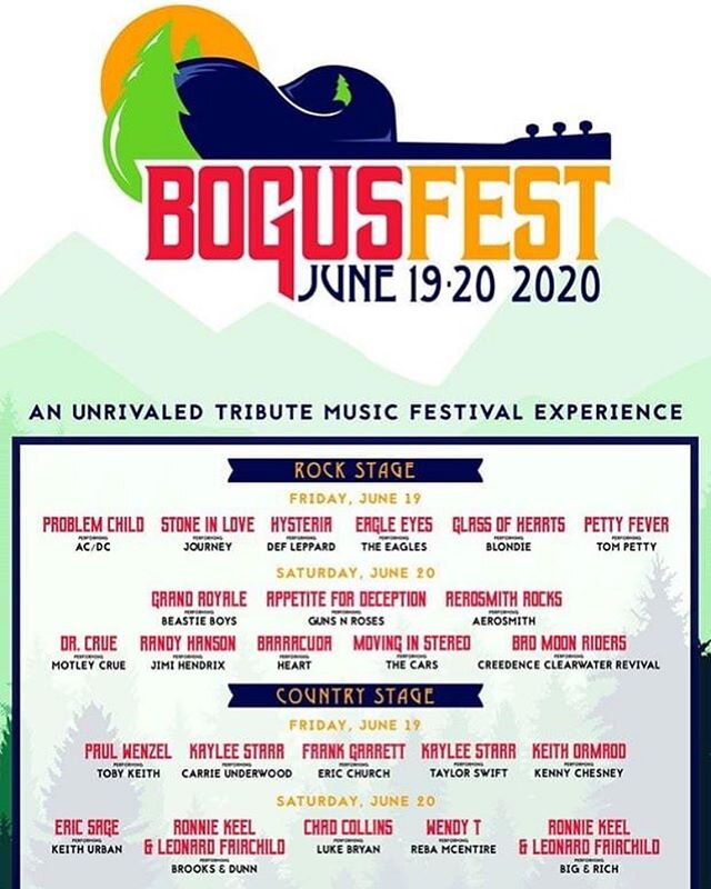 #bogusfest2020 We are set to rock out Boise, Idaho this summer and we are excited for this atomic gathering! Will you be there? #glassofhearts #blondietribute @bogus.fest