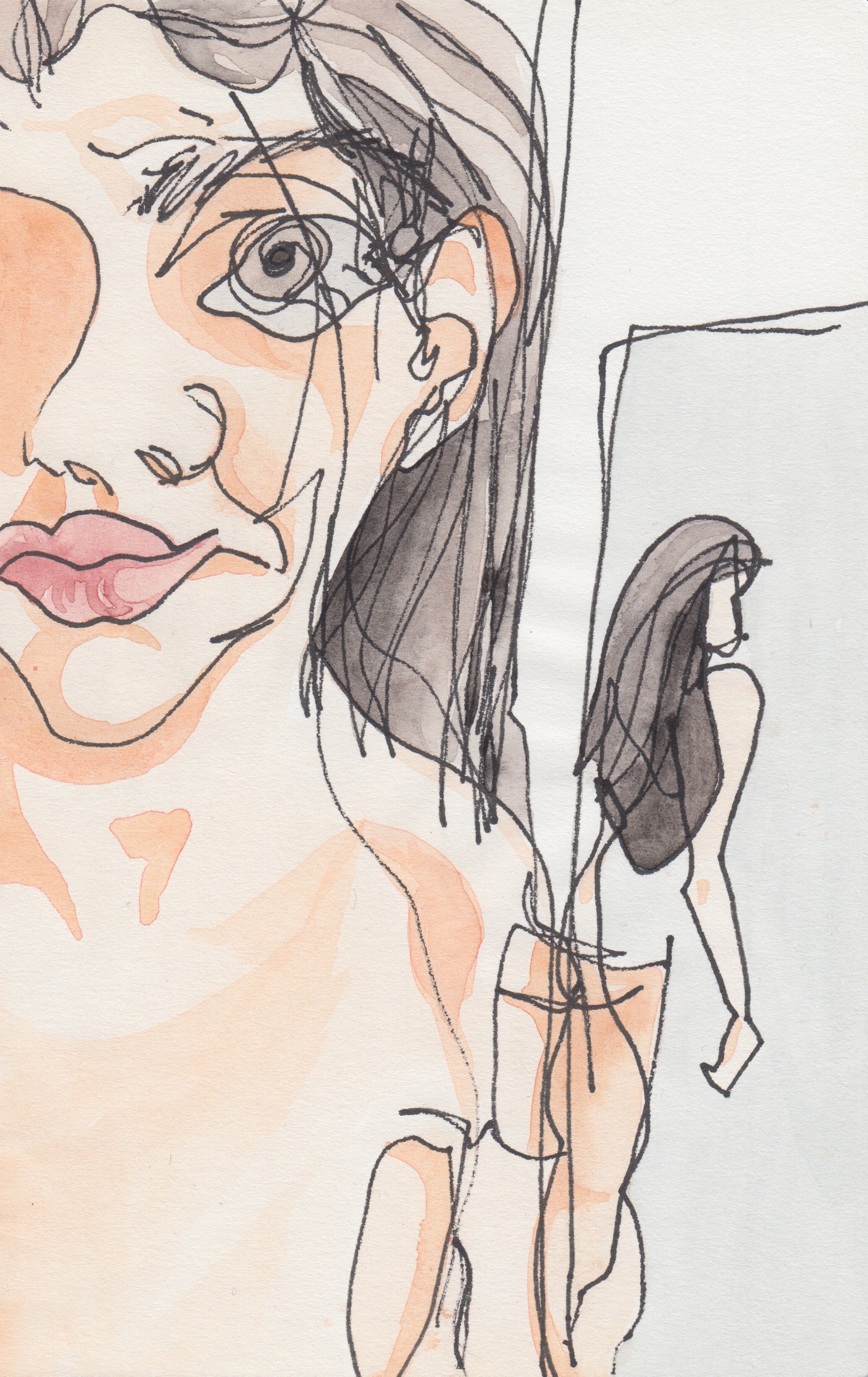 "Shattered" (self portrait)