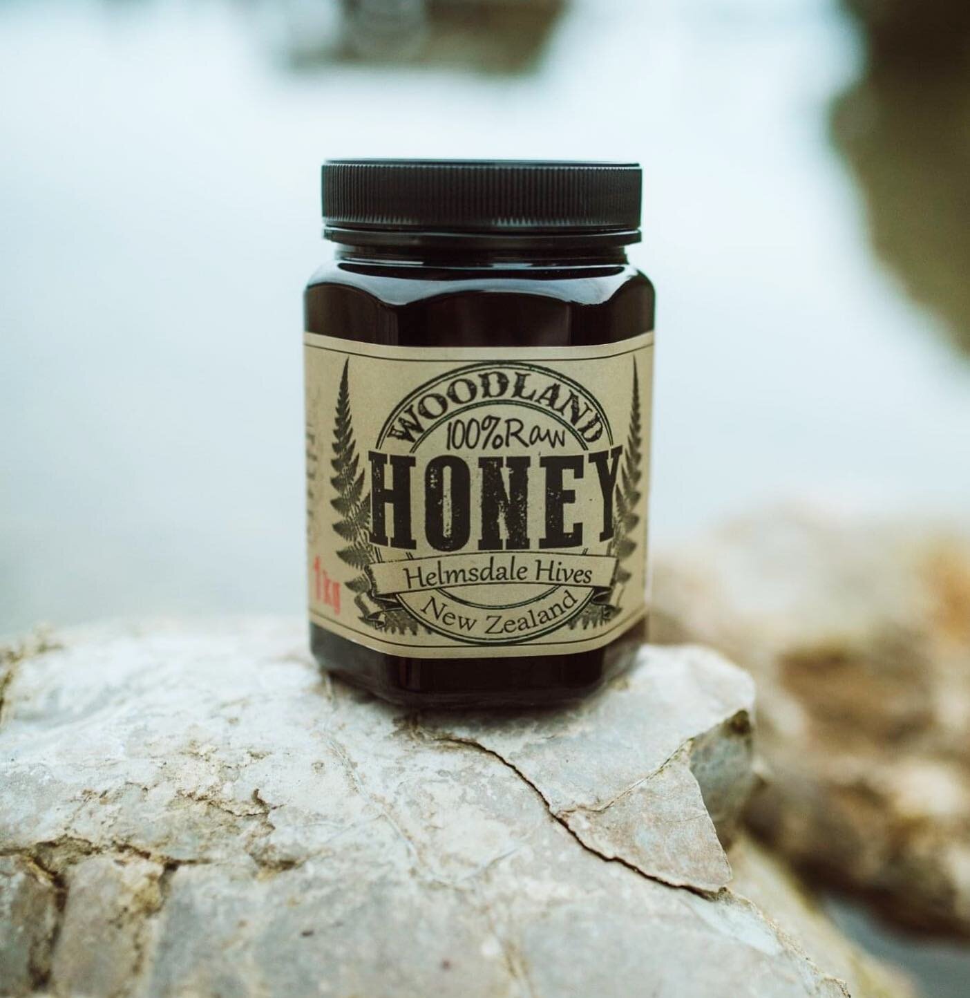 *NEW SIZE*
We have our new 100% raw woodland honey 1kg size packed, labeled and ready in store. Perfect family sized jars, and they are ready up on our website now. #honey #nzhoney #kiwihoney