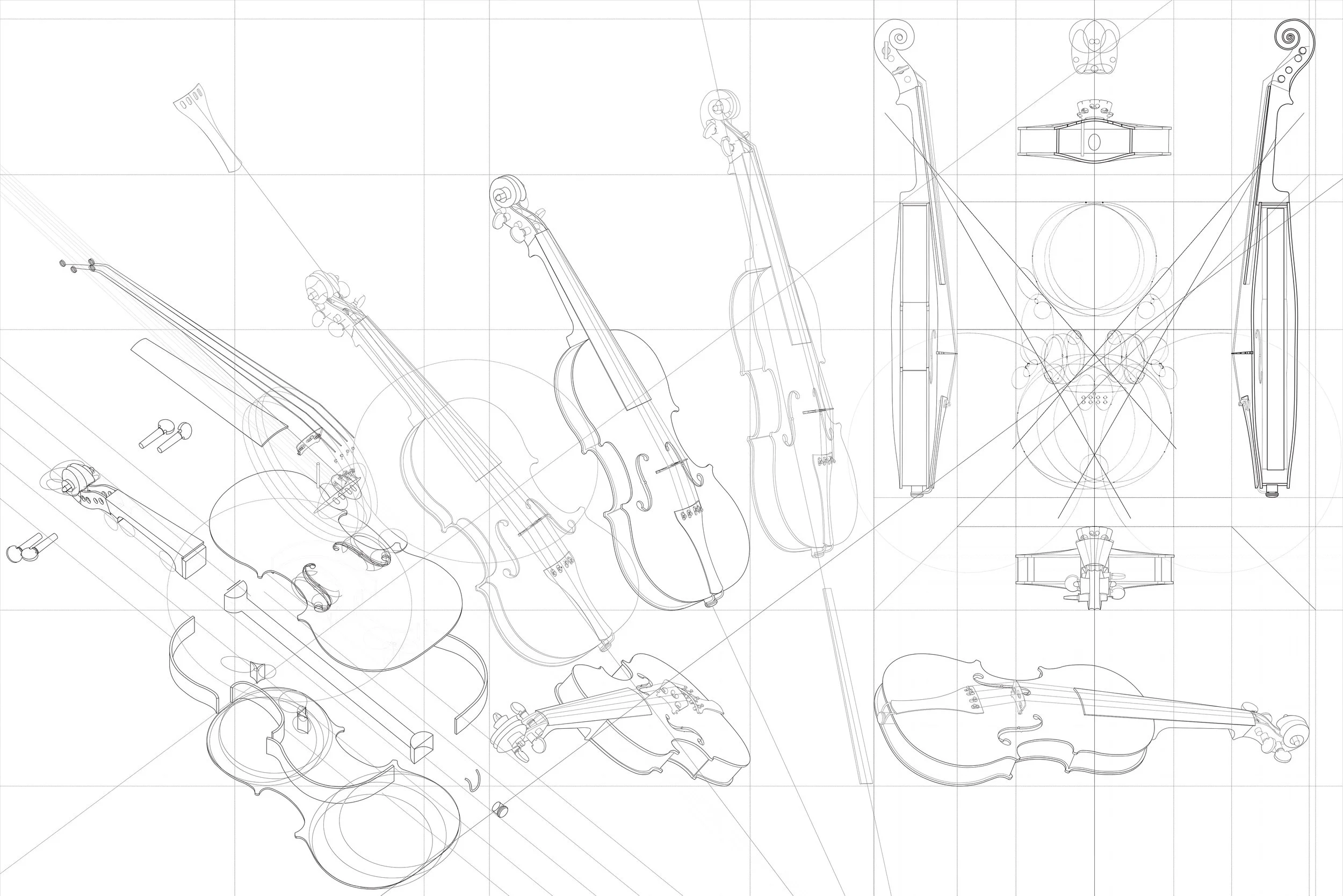 Violin collage 