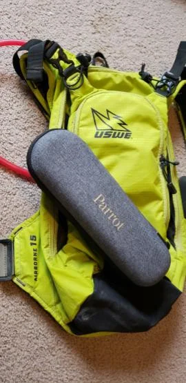 Even in it’s carry case, the Anafi Parrot fits easily in my USWE Airborne 15 pack.