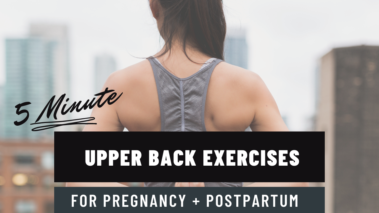 Improve your posture with these 3 exercises (Pregnancy + Postpartum) 