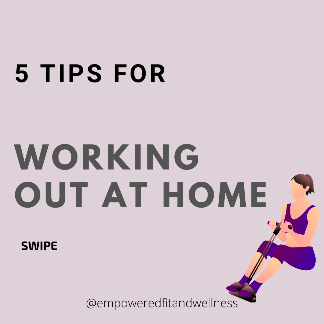 5 Tips For Working Out At HOME
