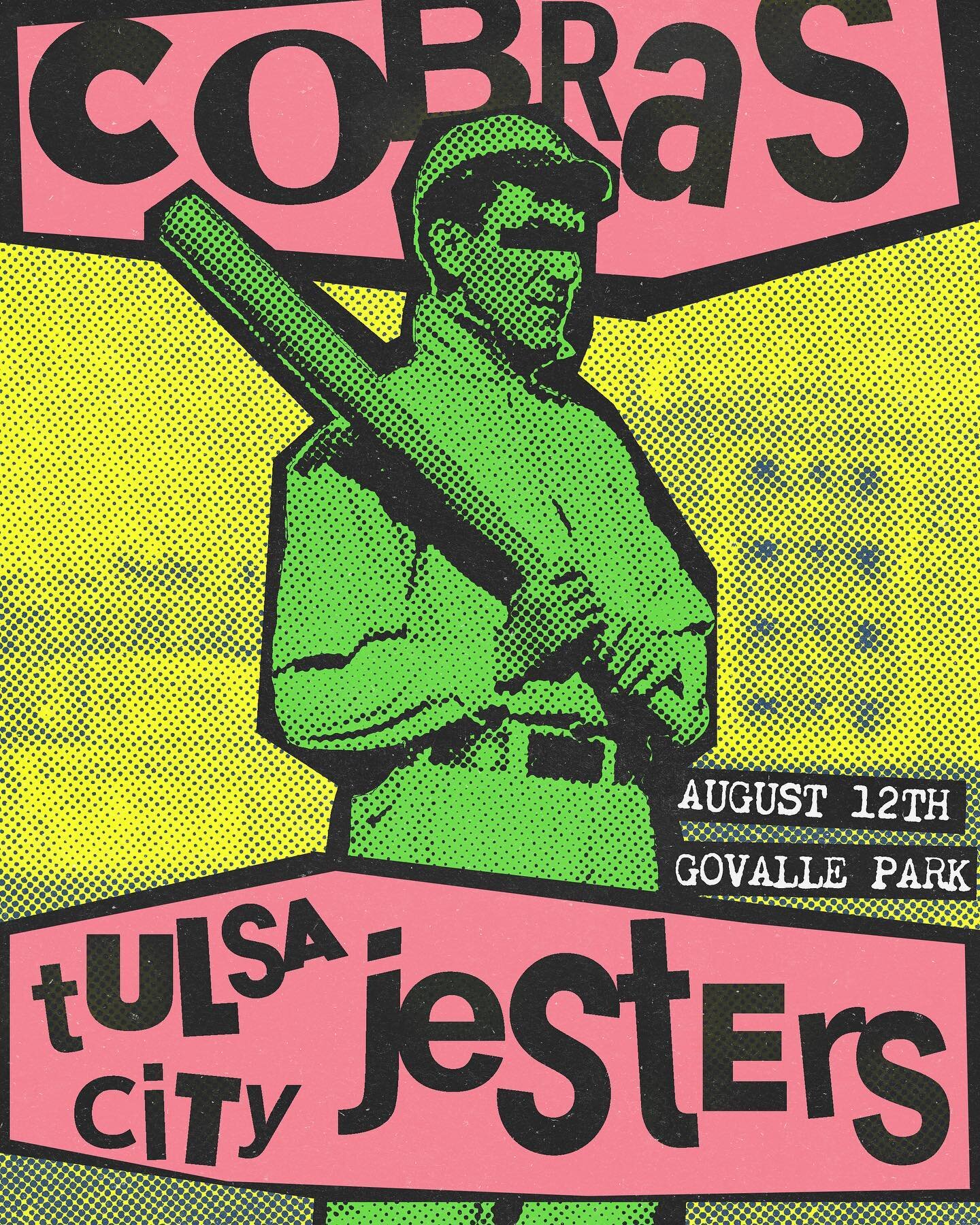 Come on out this Friday to Govalle and watch as the Cobras take on special guests, all the way from Tulsa Oklahoma, the Jesters! #sandlotrevolution #austinsadlot #tulsa