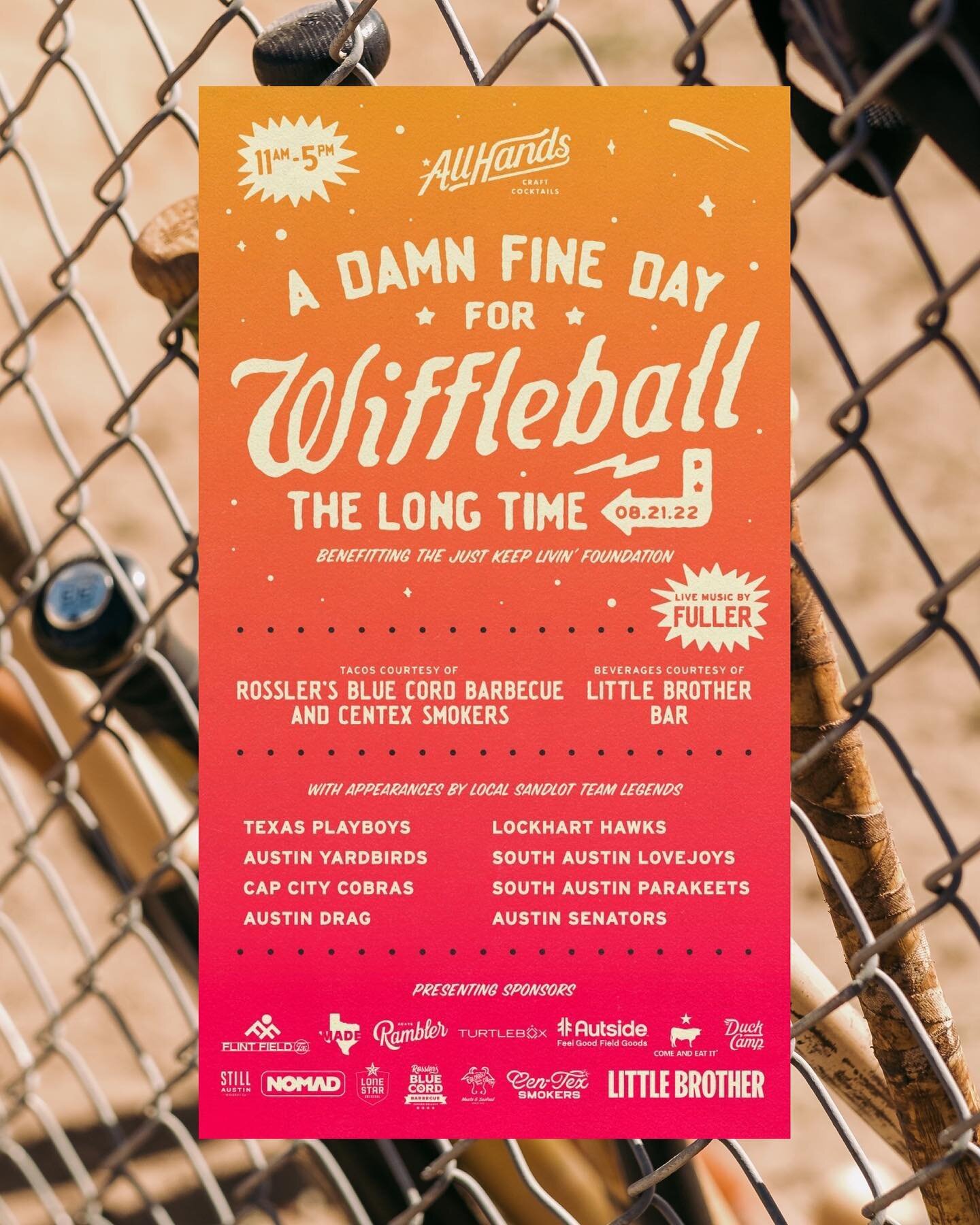 Game was rained out tonight, but Wiffleball goes on tomorrow!

Come out for a for a great time, a good cause and a damn fine reason to rock some cut offs 😜

@austinyardbirdsbaseball 
@texasplayboysbaseball 
@parakeetsbaseball 
@austinsenatorsbasebal