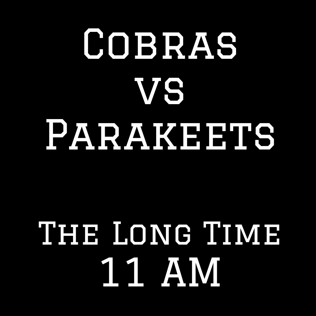 Cobras vs Parakeets
