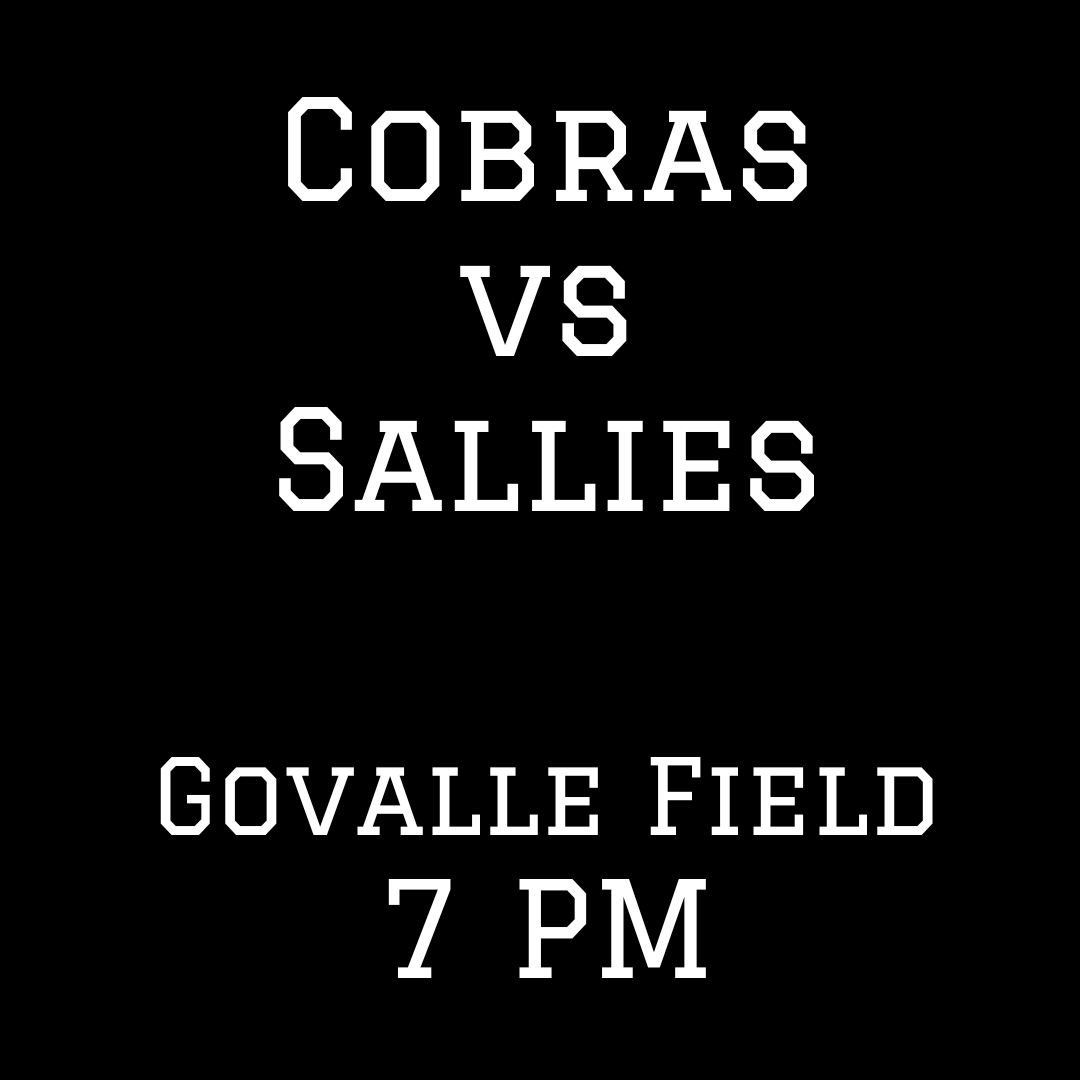 Cobras vs Sallies