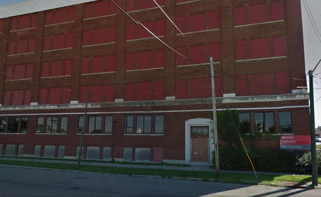 The original building was mostly unused storage space
