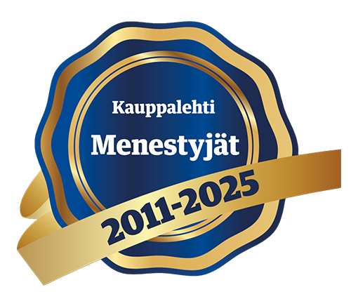 Kestomenestyjät 2011-2025 logo