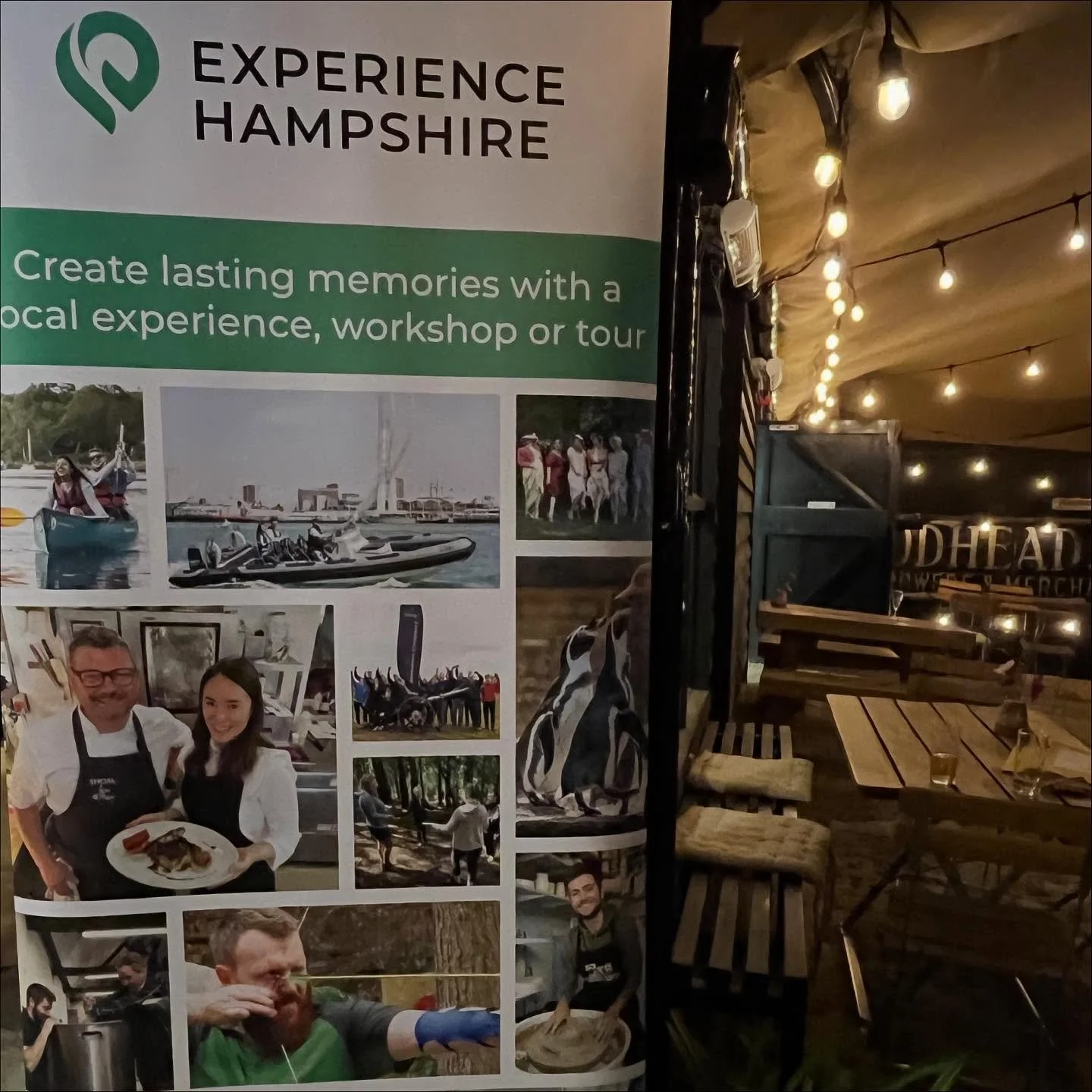 What a wonderful way to finish off an evening at the @experiencehampshire Partners Event. Thank you for inviting me along Roger! 

Great to see so many familiar faces, make new contacts and meet old acquaintances doing new things too @southdownssourd
