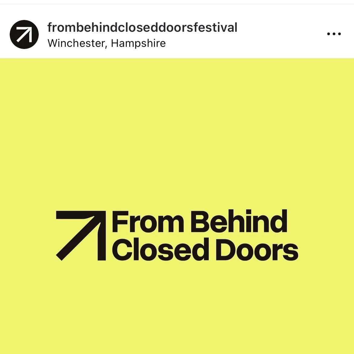 Really excited to visit the first @frombehindcloseddoorsfestival this weekend&hellip;

Why not have a look yourself&hellip;
- Open studios across the city this weekend 
- Creative Exhibitions
- Network with local creatives 

For me I can&rsquo;t wait
