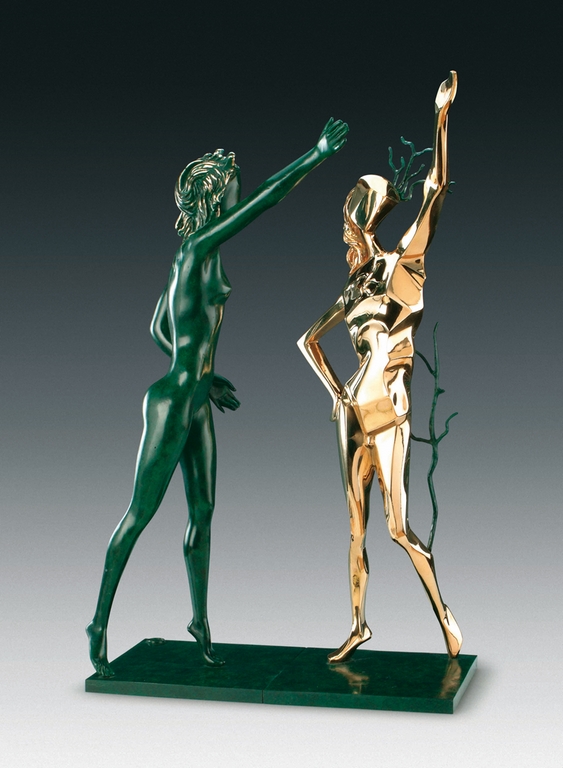 向歌舞女神朝拜 銅 70.5cm(H) 1984