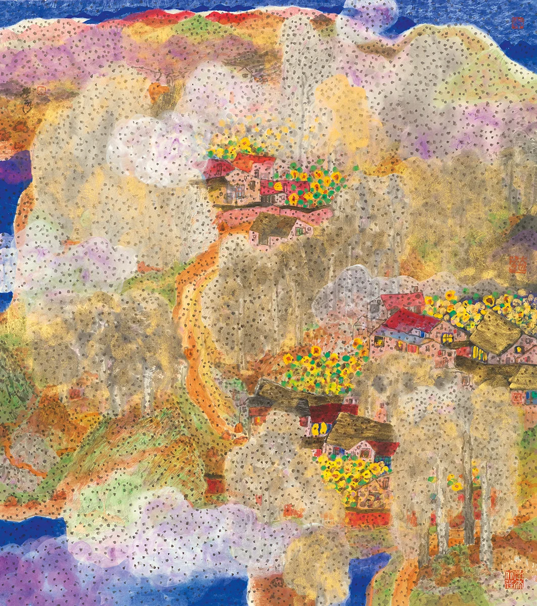 山居 水墨設色紙本 110 x 98 cm 2015 查詢