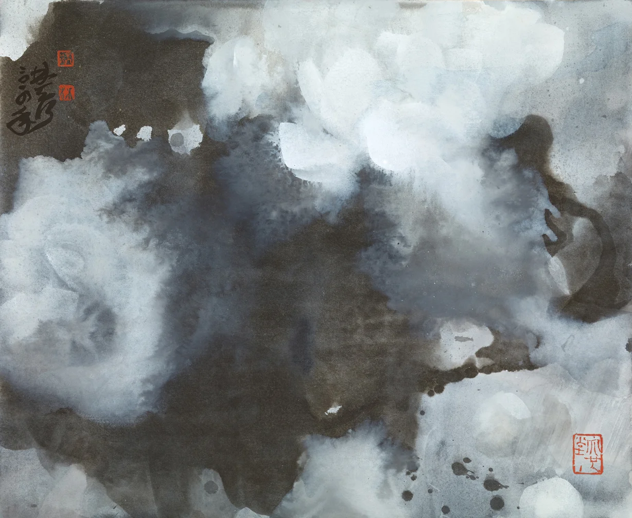 淨 (九) 水墨設色紙本 50 x 60 cm 2014 查詢