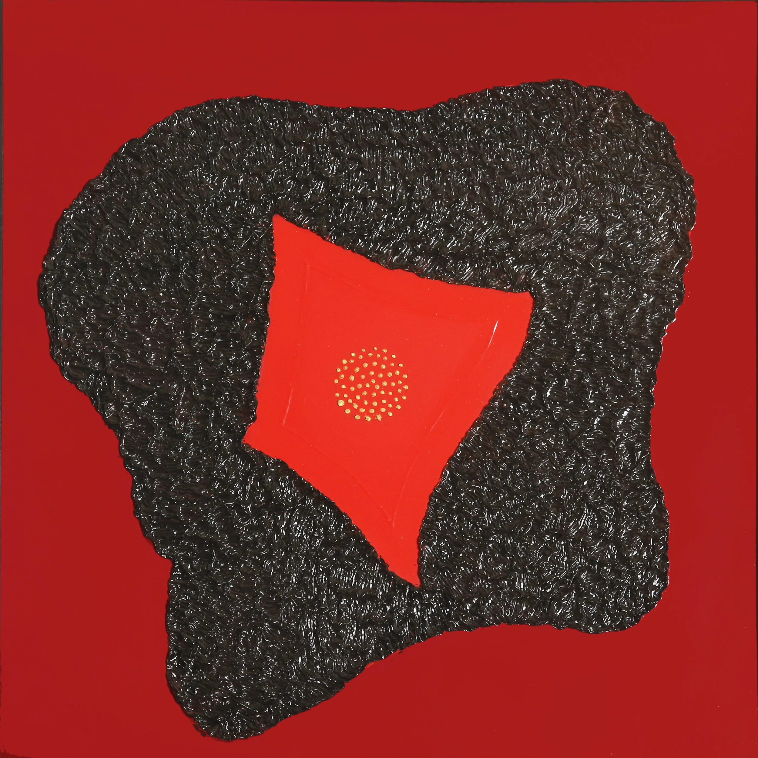 本位‧淬鋒 2010-13 複合媒材 60cm(H) x 60cm(W) 2010