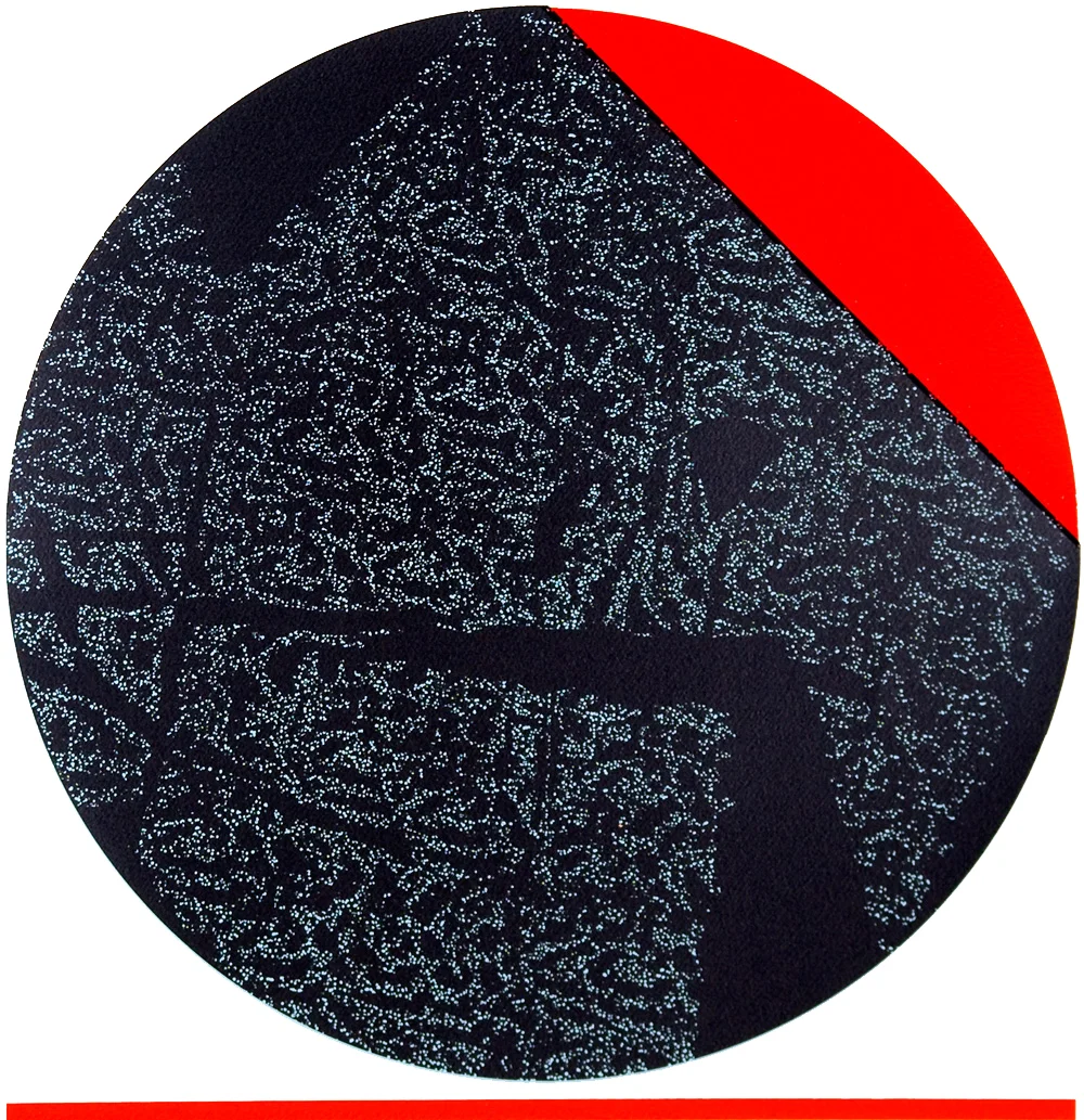 後本位 (二)  絲網版畫  40cm(H) x 41cm(W)  2002