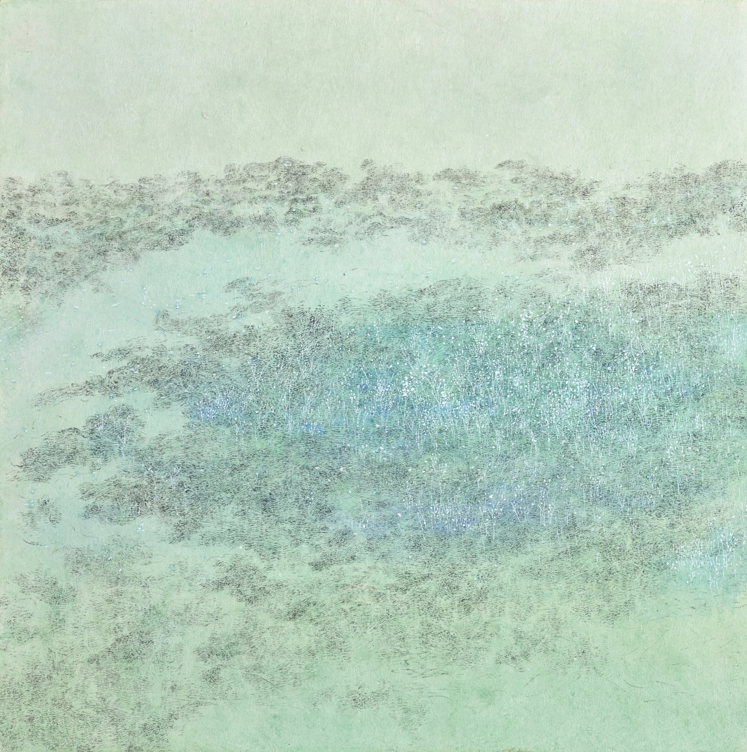  星朵  水墨紙本  30x30cm  2018   查詢  