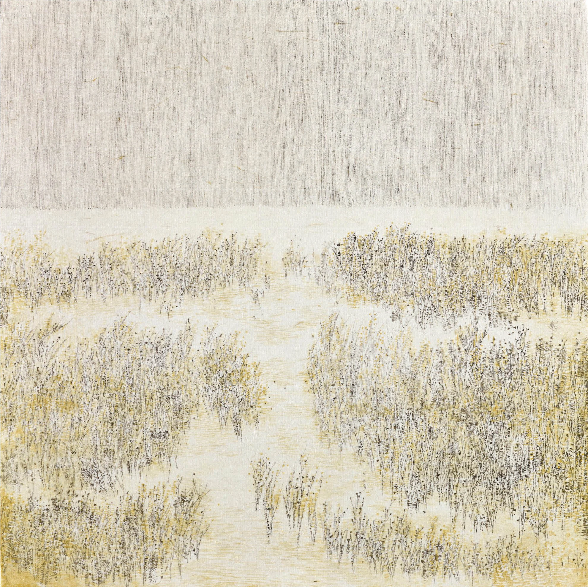  天泥  水墨紙本  30 x 30 cm  2019   查詢  