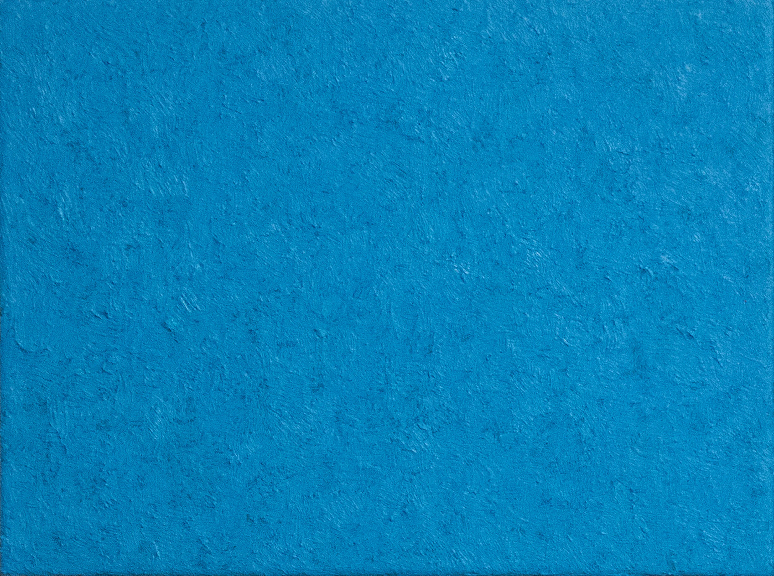 俄羅斯方塊普藍  布面油畫    30.5 x 40 cm   2018