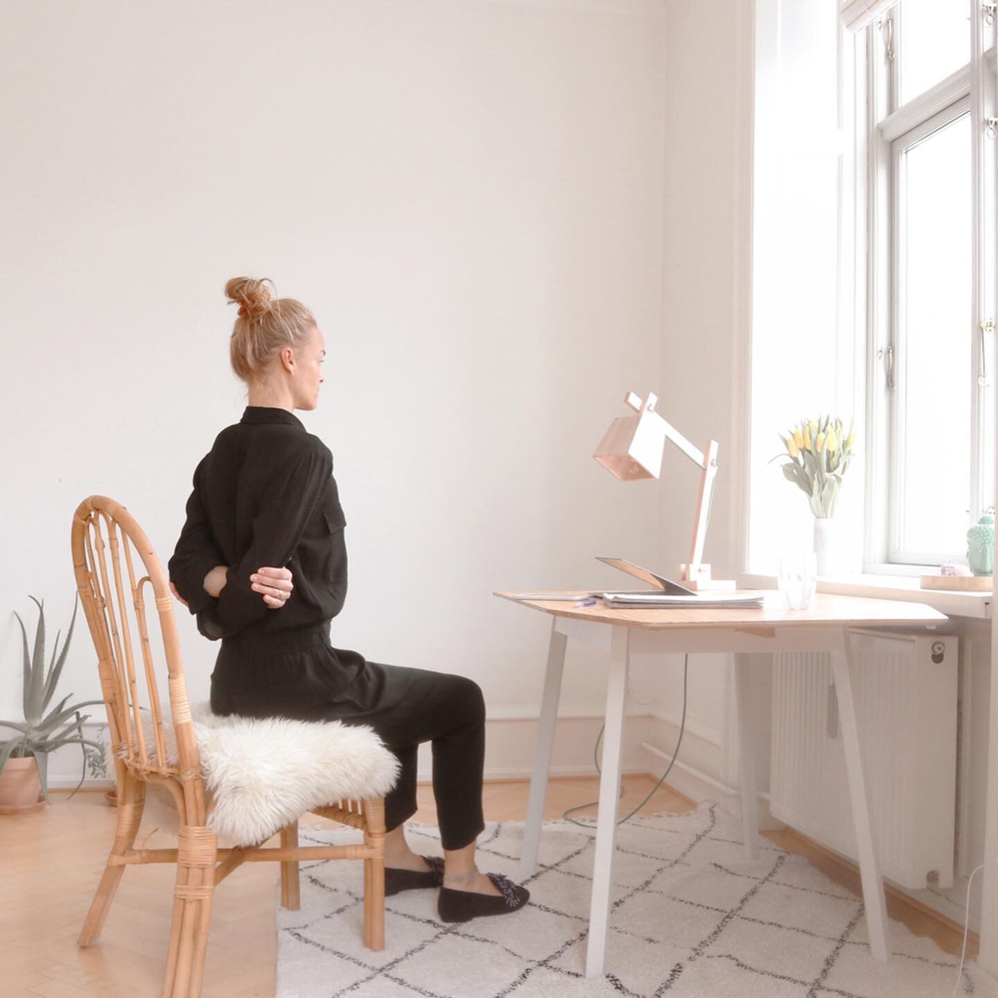 Daily Stretch ~ Chest Opener  This part of the body often gets closed off by excessive sitting. Hunching forward makes the muscles in the chest smaller and the muscles of the upper back longer. This has an effect on your breath and capacity to take i