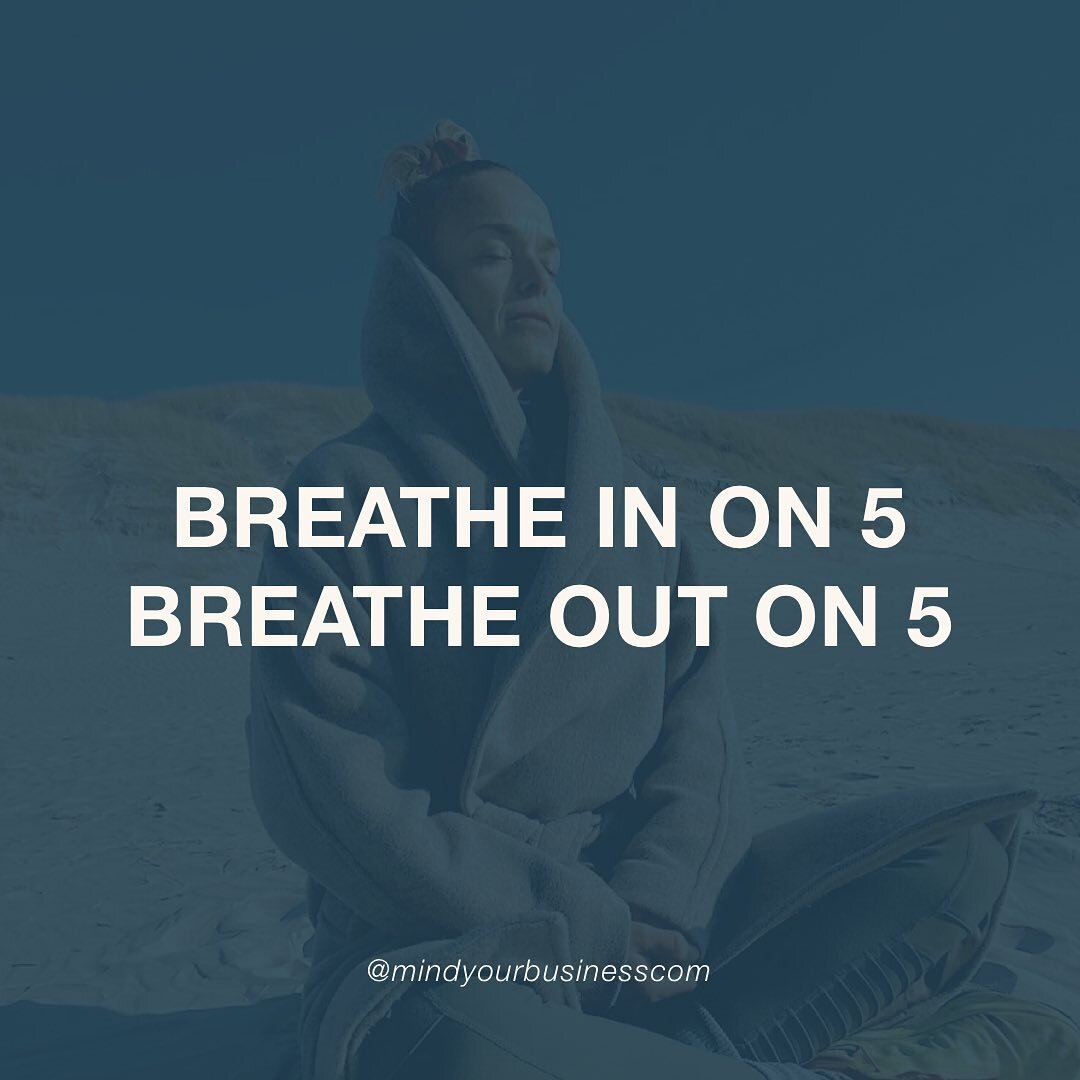 You got this! This situation is hard for everyone, but luckily we got the breath right there with us 24/7 to make us more calm, collected and focused.
&bull;
Do this 5 times and then continue with whatever you were doing. Repeat whenever you need a b