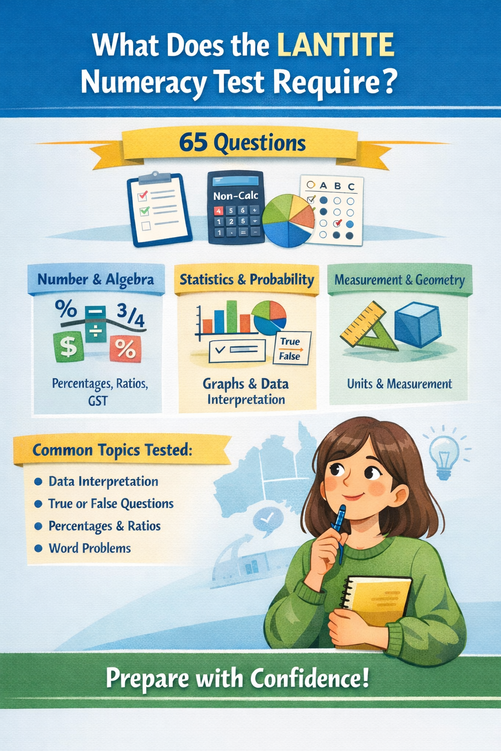 What Does the LANTITE Numeracy Test Require?