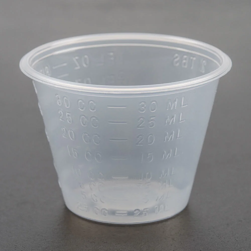 1.5 inch plastic cup Karat 1.5oz PP Plastic Portion Cups - Clear