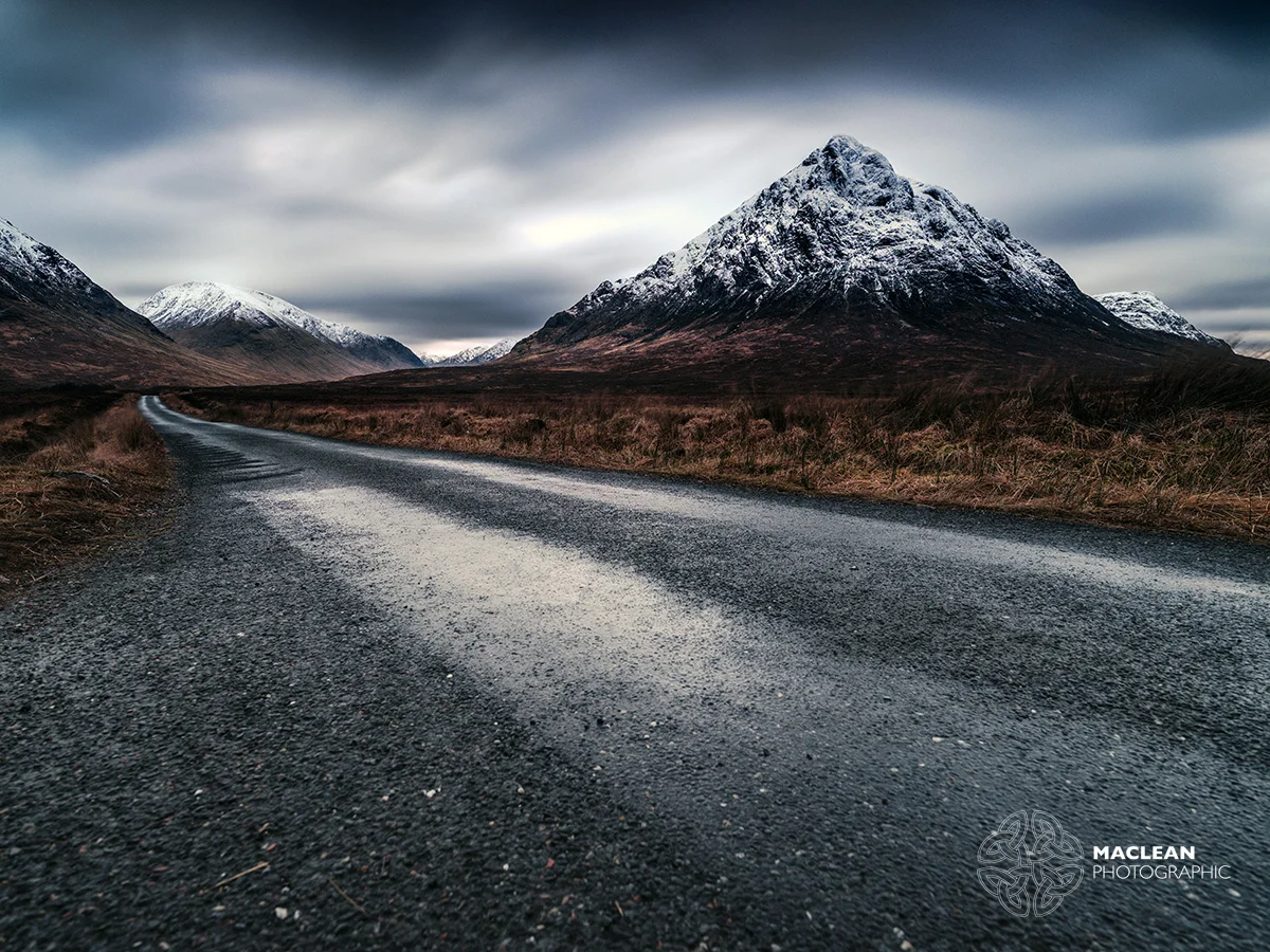 ALUMINIUM PRINT: Road to Glen Etive