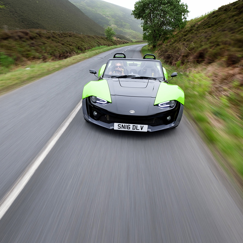 ZENOS E10S PHOTOSHOOT A day in the Scottish Borders with a British built sportscar and Scottish racing driver Christie Doran