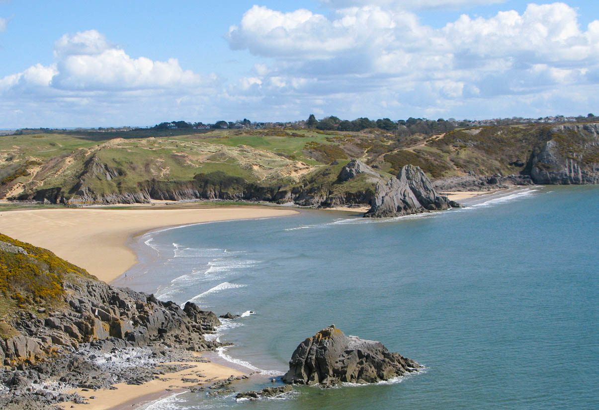 Three Cliffs Bay