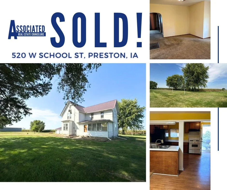 🎉 SOLD 🎉
📍520 W School St, Preston, IA

Casandra and the Associated Real Estate Team were so happy to help with the sale of this beautiful property!

🛏 4 bedrooms
🌳 1.26 acres