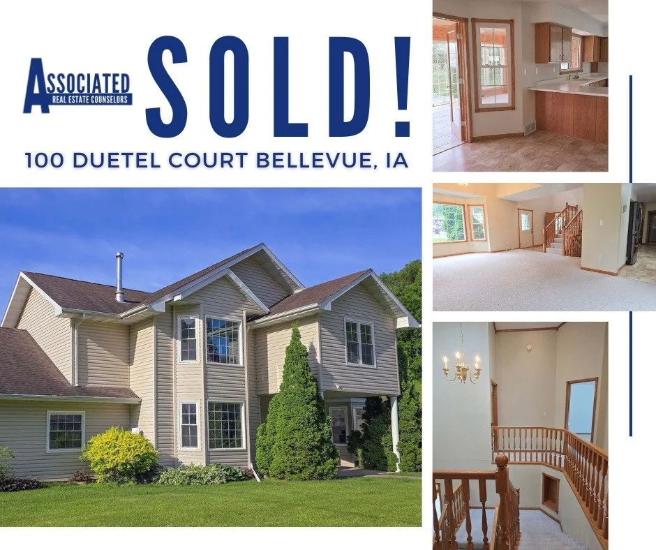 🎉 SOLD 🎉
📍 100 Duetel Court | Bellevue, IA

Jo Ernst and the Associated Real Estate Team truly enjoyed helping this family find a place to call home!

🛏 4 bedrooms
🛁 3.5 baths