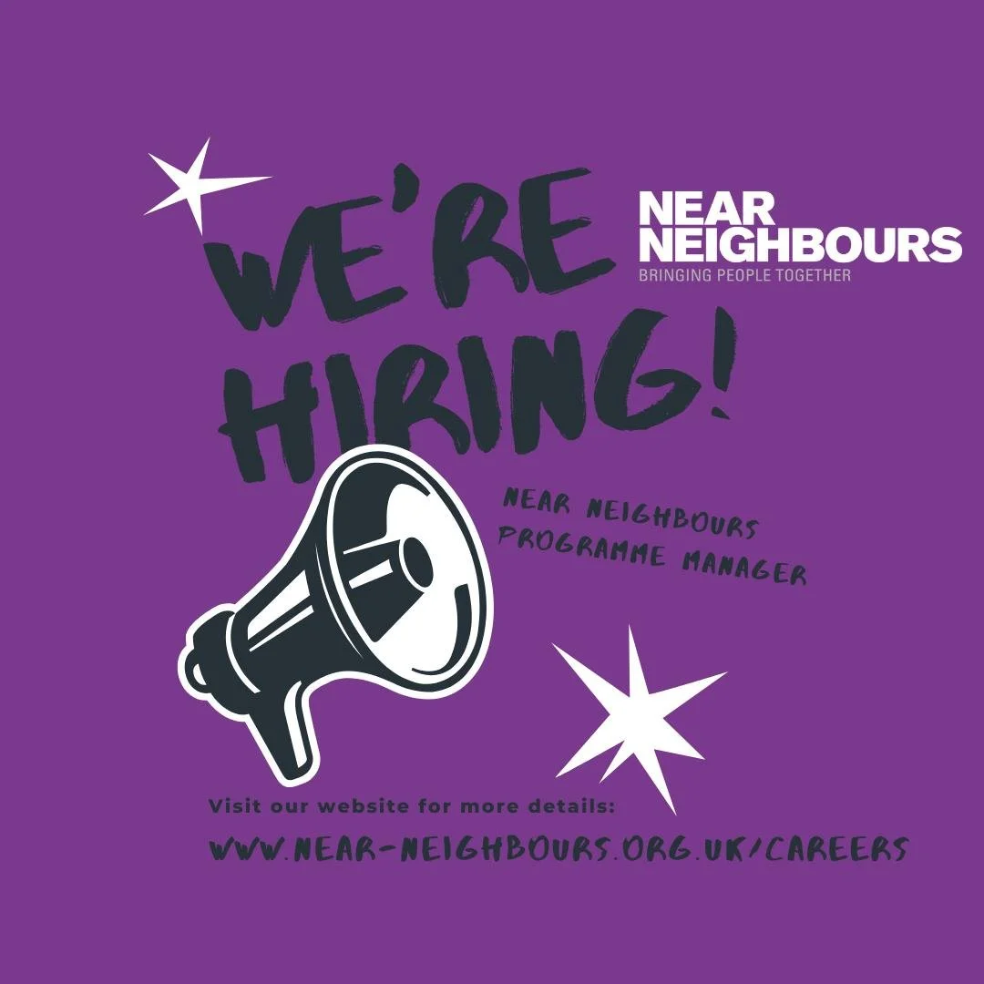 We&rsquo;re hiring! Near Neighbours is looking for a passionate Programme Manager to lead our work across England, bringing diverse communities together through youth leadership, dialogue, and partnership.
Apply by 9am, 14 July 2025 at https://www.ne