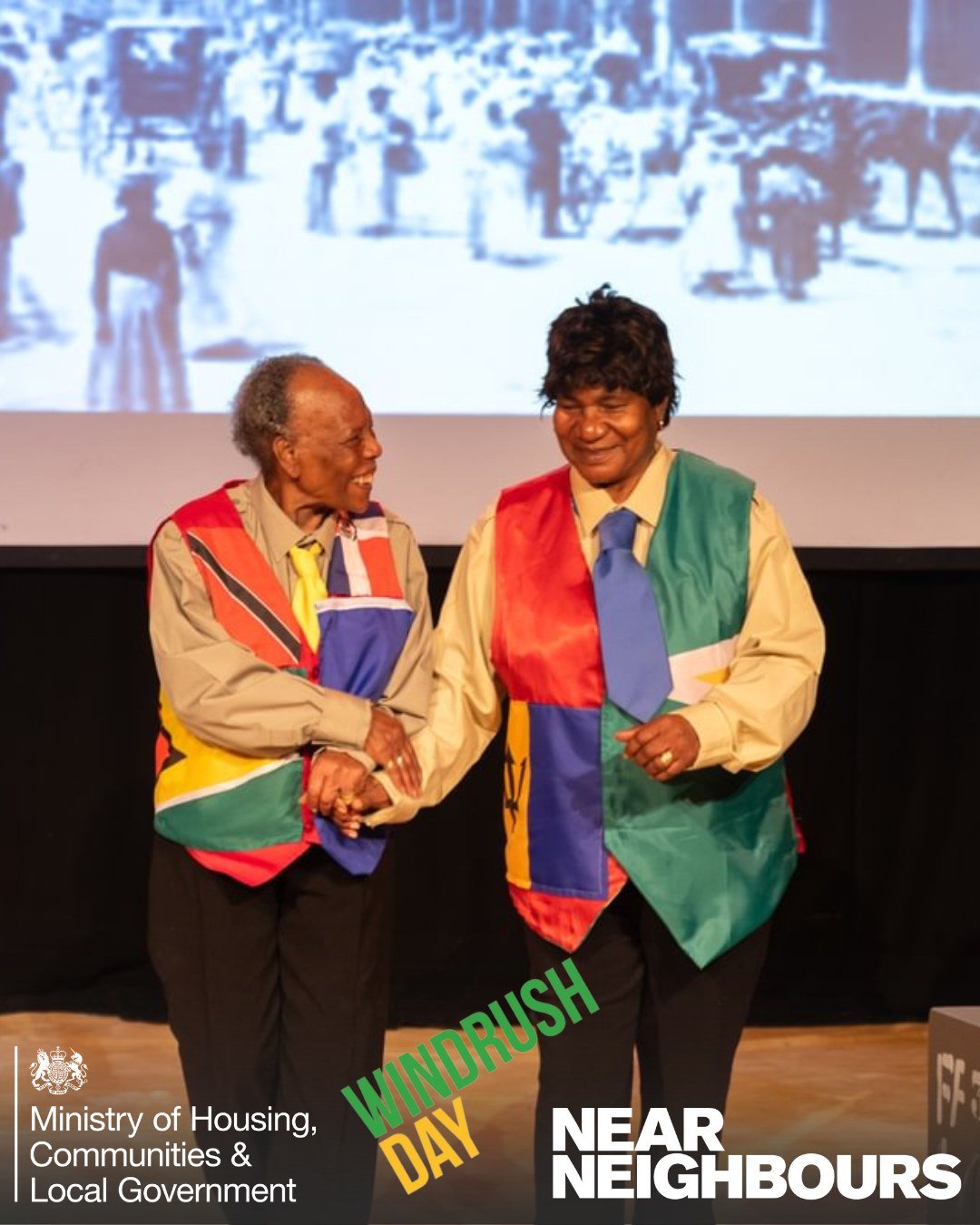 Are you planning a Windrush Day event in 2026?
Funding of &pound;5,000 to &pound;25,000 is available to support bold, creative, community focused projects across England.
Apply today: near-neighbours.org.uk/windrush26-home
