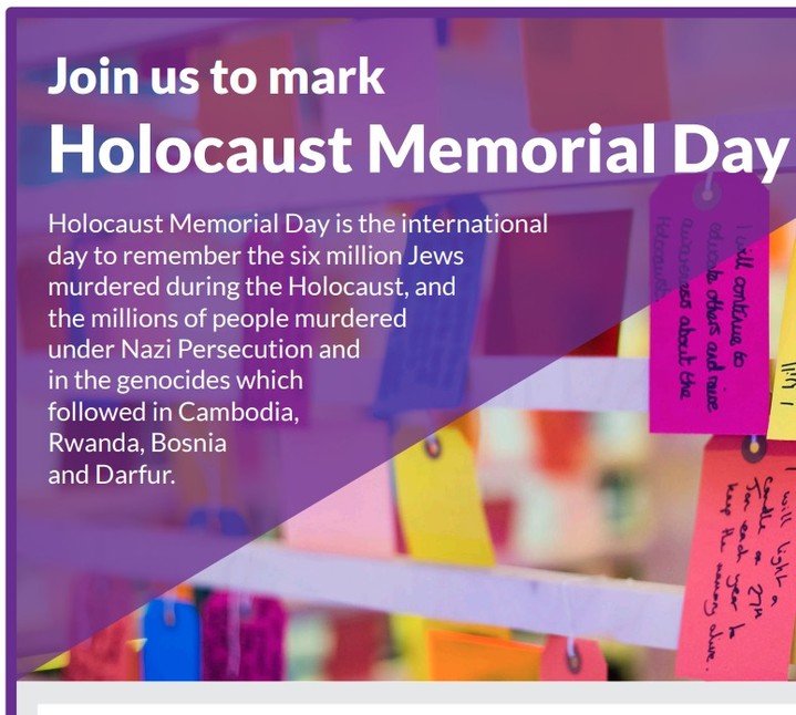 We remember and honour those lost to us, and stand against prejudice and hatred today #LightTheDarkness #HolocaustMemorialDay