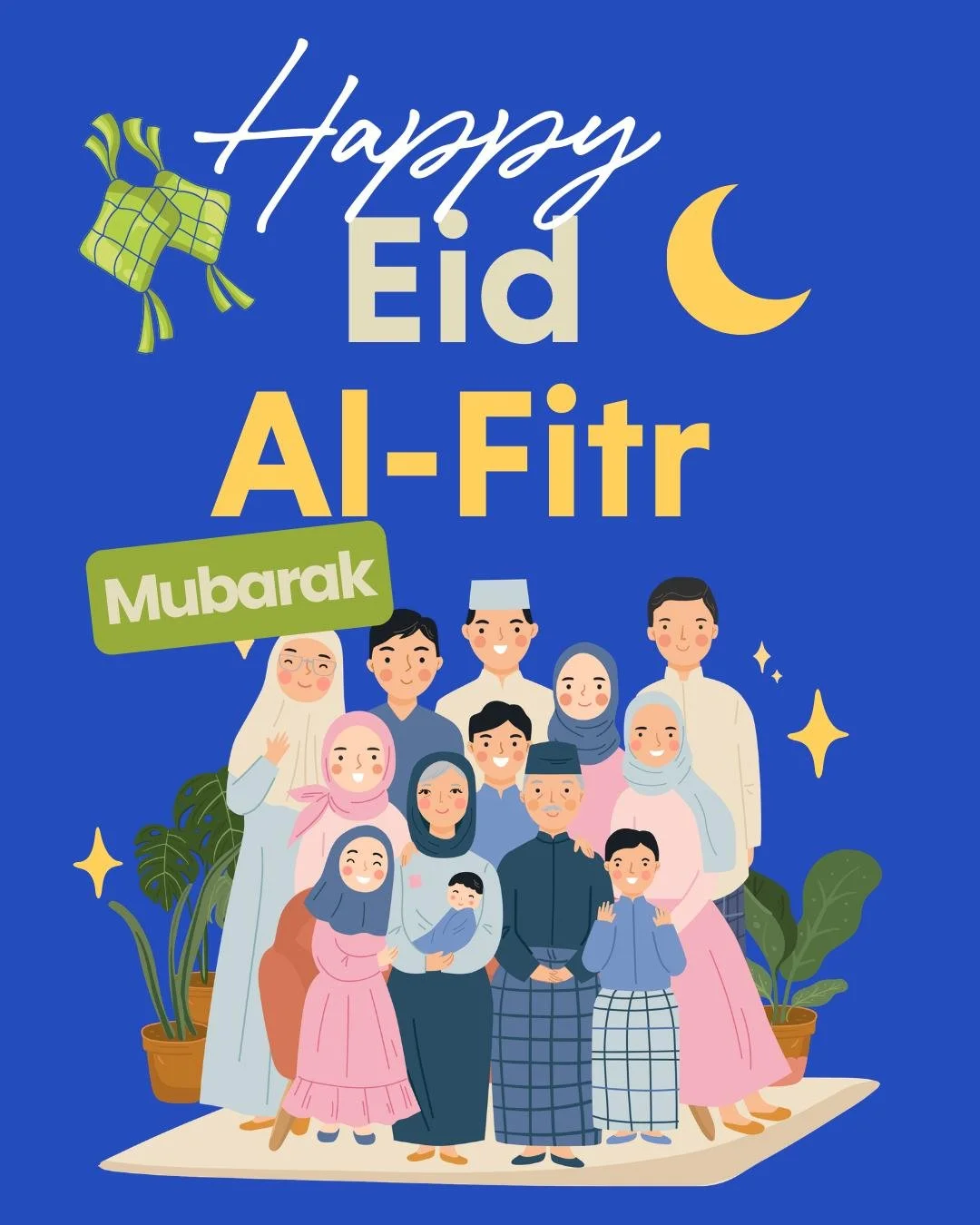 🌙 Eid Mubarak to all celebrating Eid-ul-Fitr, and may this special time bring joy, peace and blessings to you, your families and your communities.